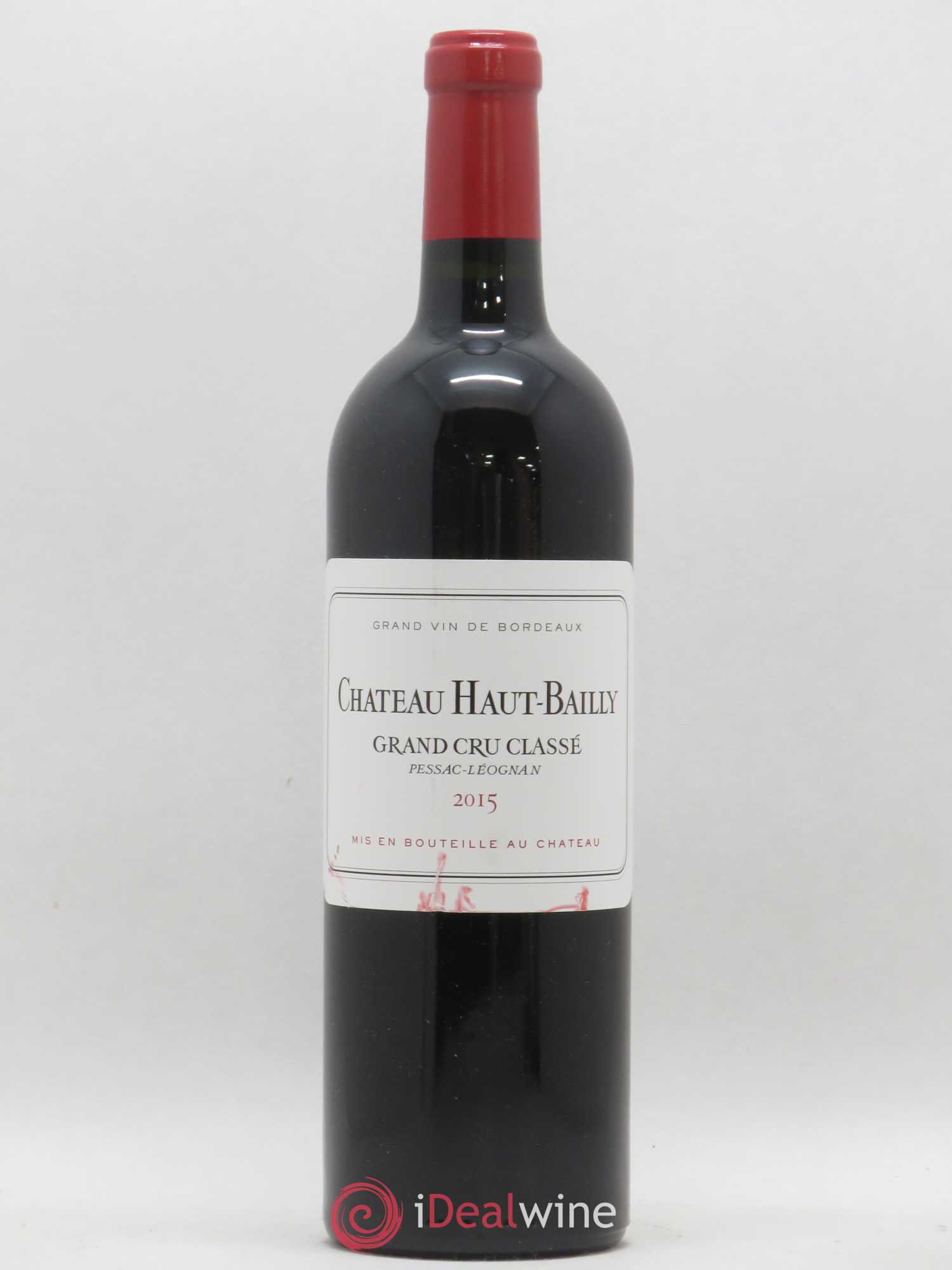 Château Haut-Bailly Cru Classé de Graves 2015 - Lot de 1 bouteille - 0