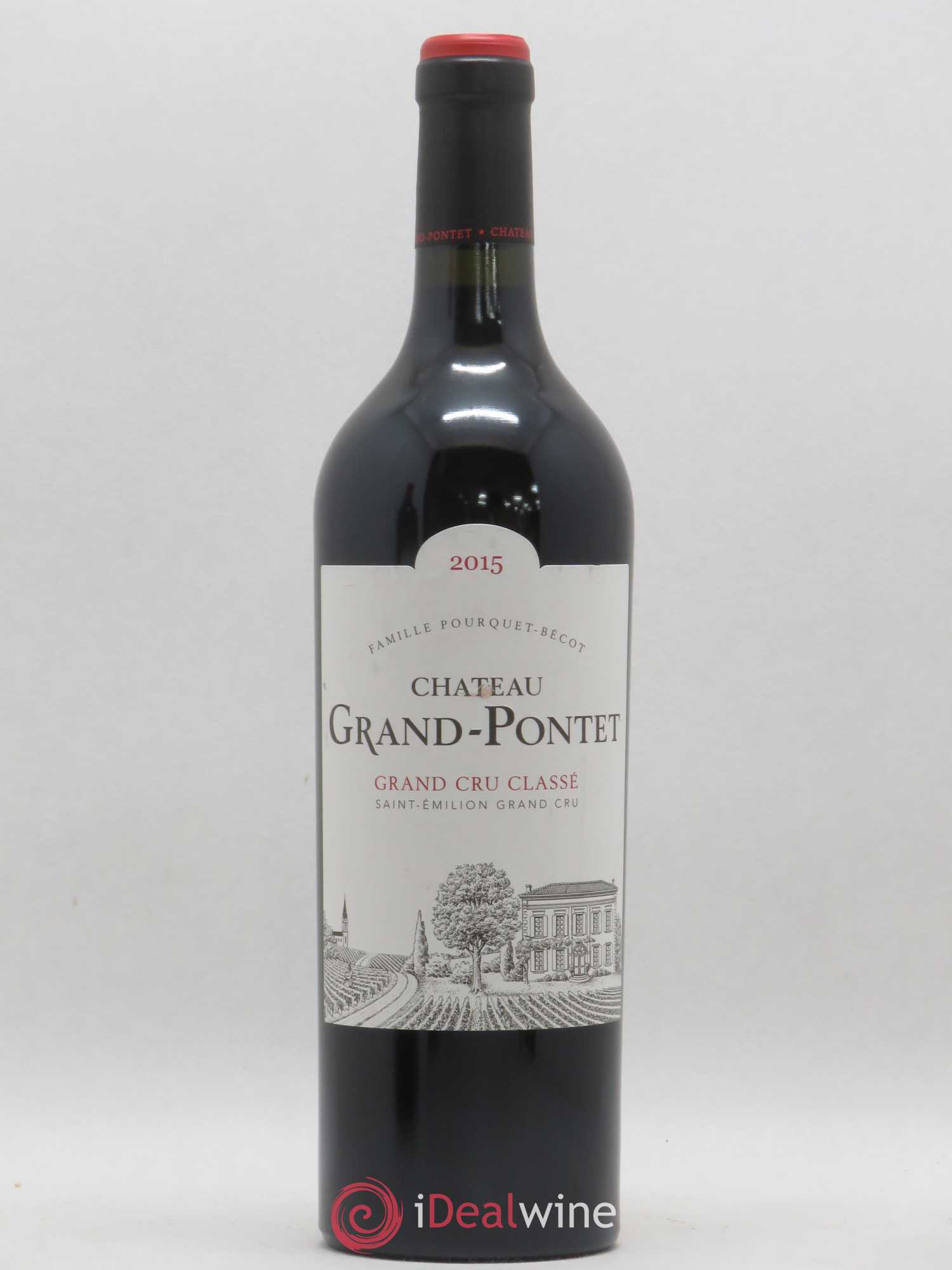 Château Grand Pontet Grand Cru Classé 2015 - Lot de 1 bouteille - 0