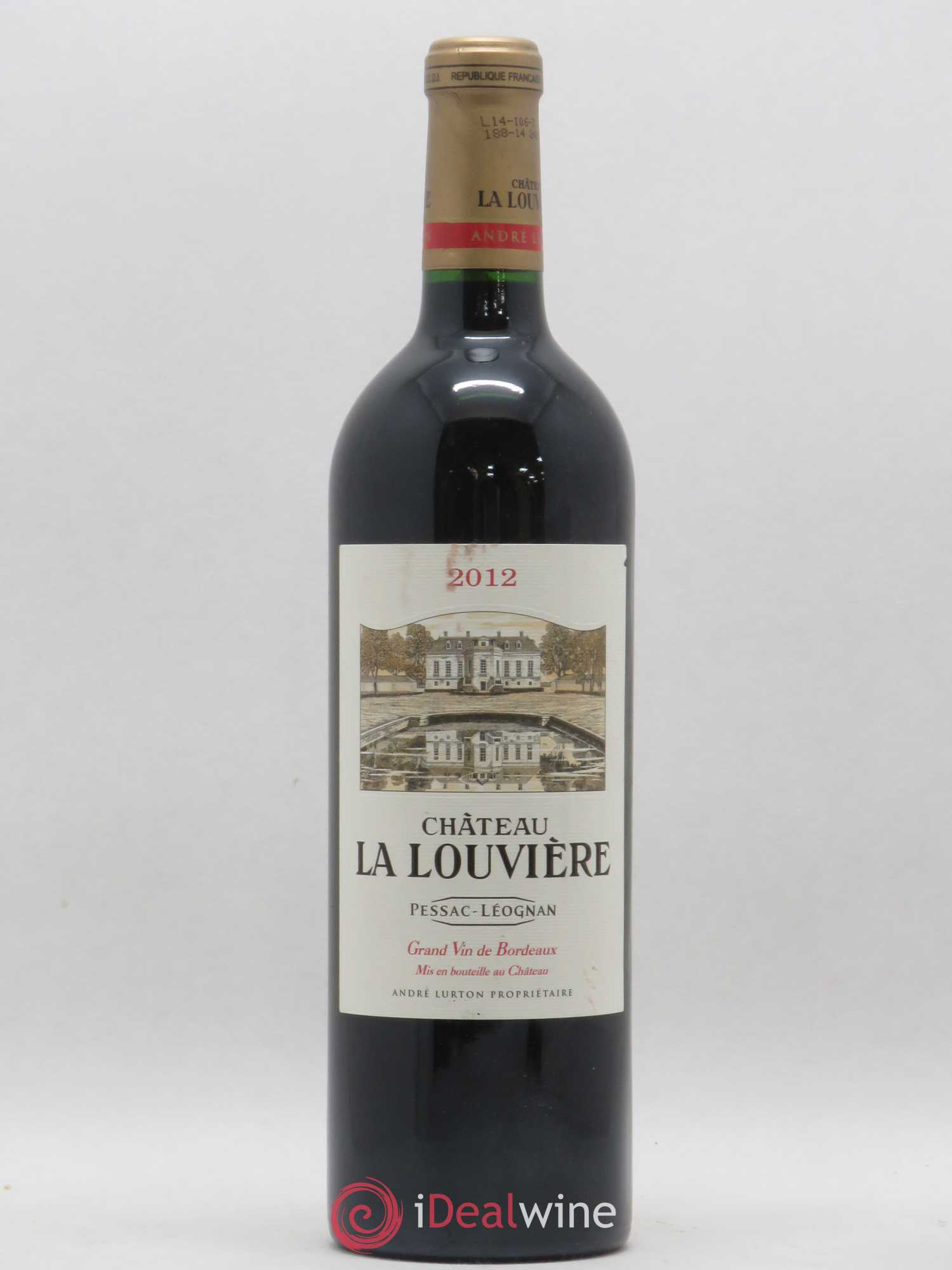 Château la Louvière 2012 - Lot de 1 bouteille - 0