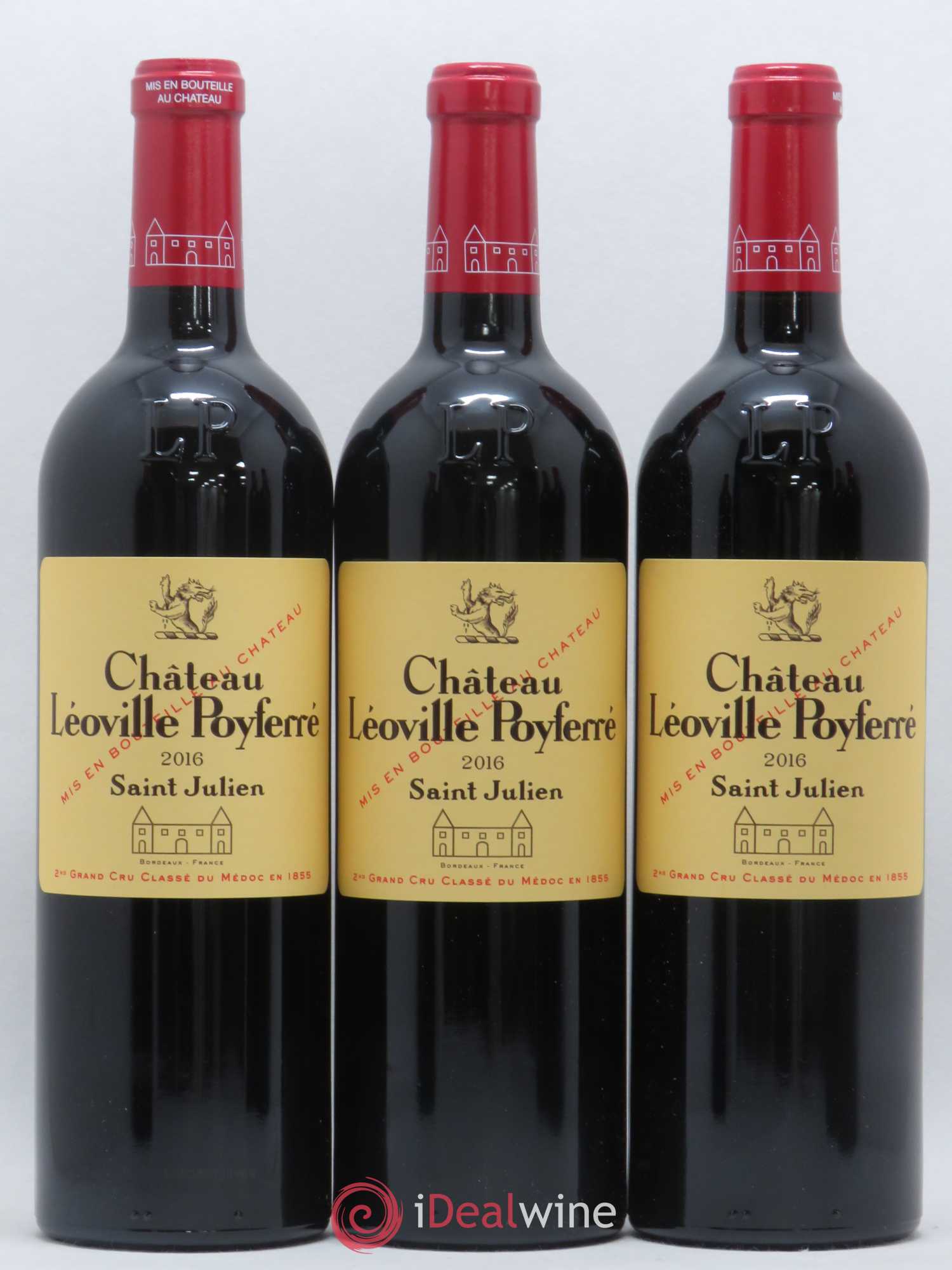 Château Léoville Poyferré 2ème Grand Cru Classé 2016 - Lot de 6 bouteilles - 1