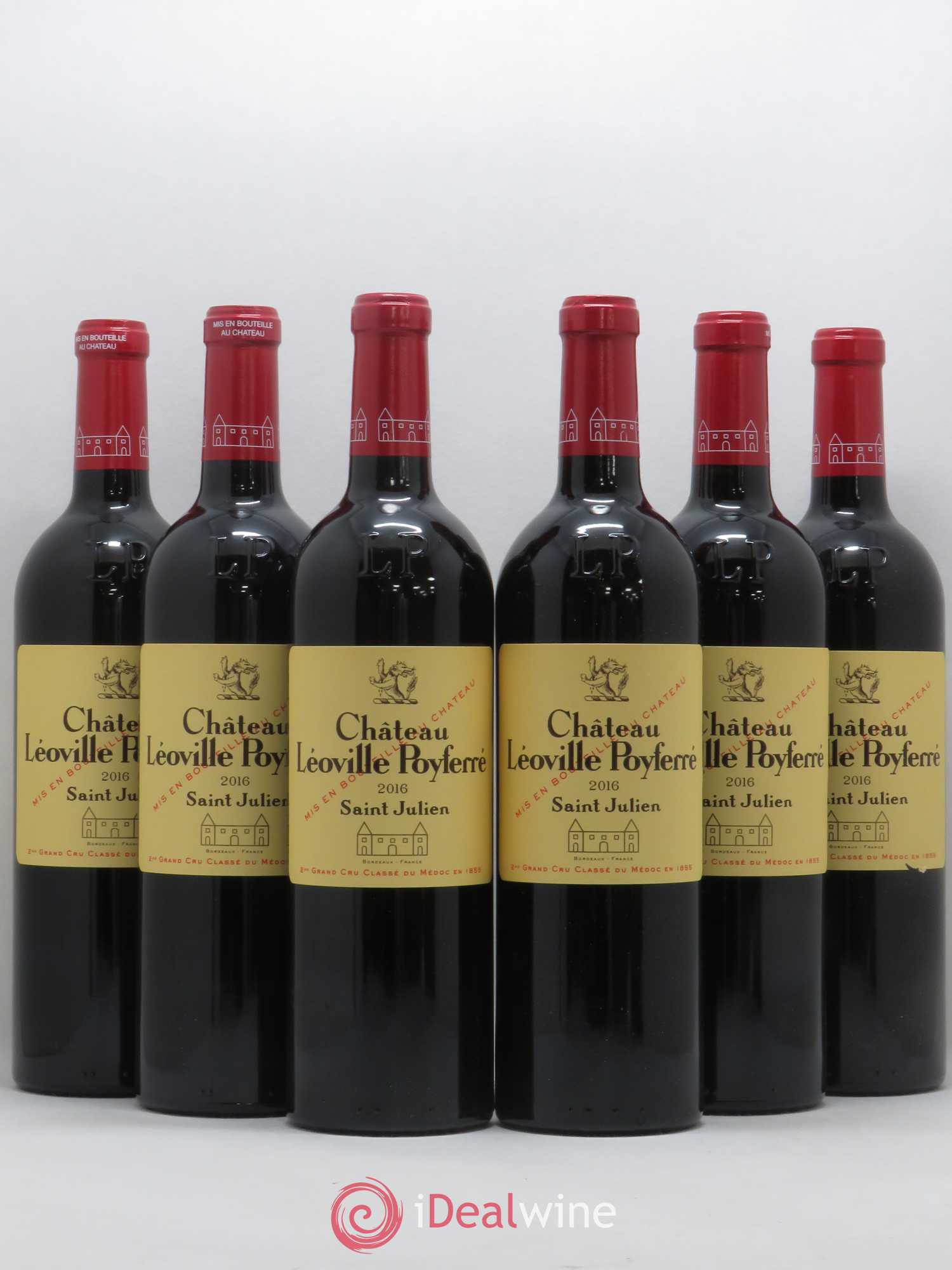 Château Léoville Poyferré 2ème Grand Cru Classé 2016 - Lot de 6 bouteilles - 0