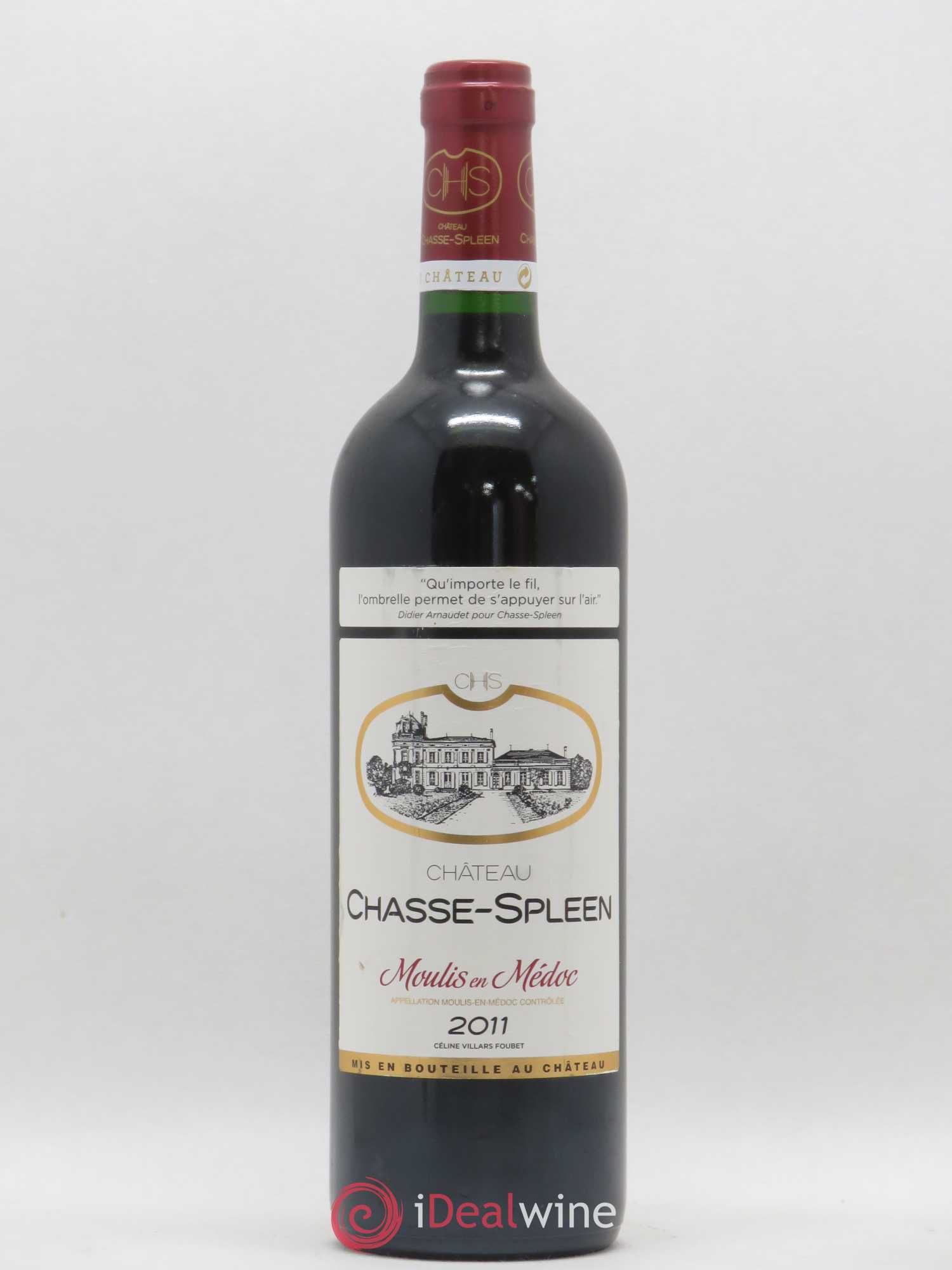 Château Chasse Spleen 2011 - Lot de 1 bouteille - 0