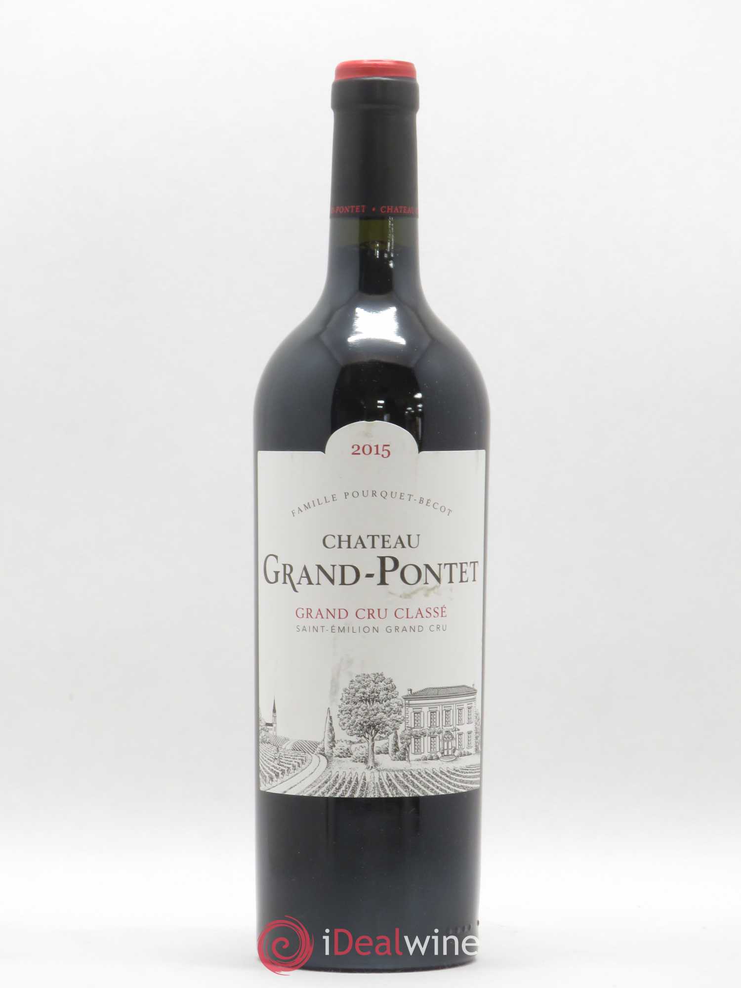 Château Grand Pontet Grand Cru Classé 2015 - Lot de 1 bouteille - 0
