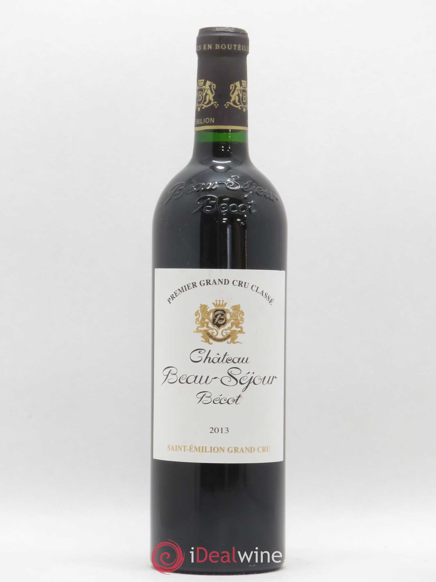 Château Beau-Séjour Bécot 1er Grand Cru Classé B 2013 - Lot de 1 bouteille - 0