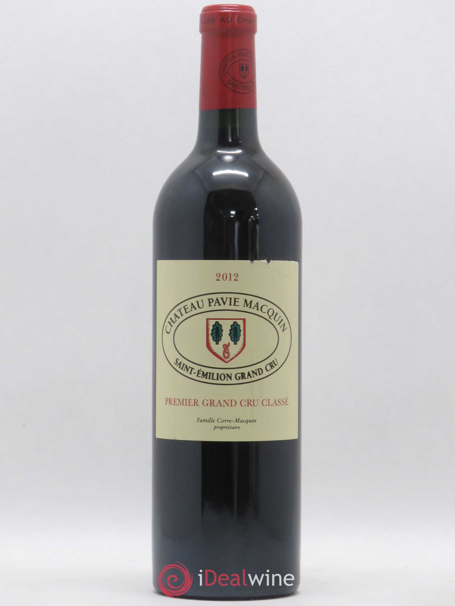 Château Pavie Macquin 1er Grand Cru Classé B 2012 - Lot de 1 bouteille - 0