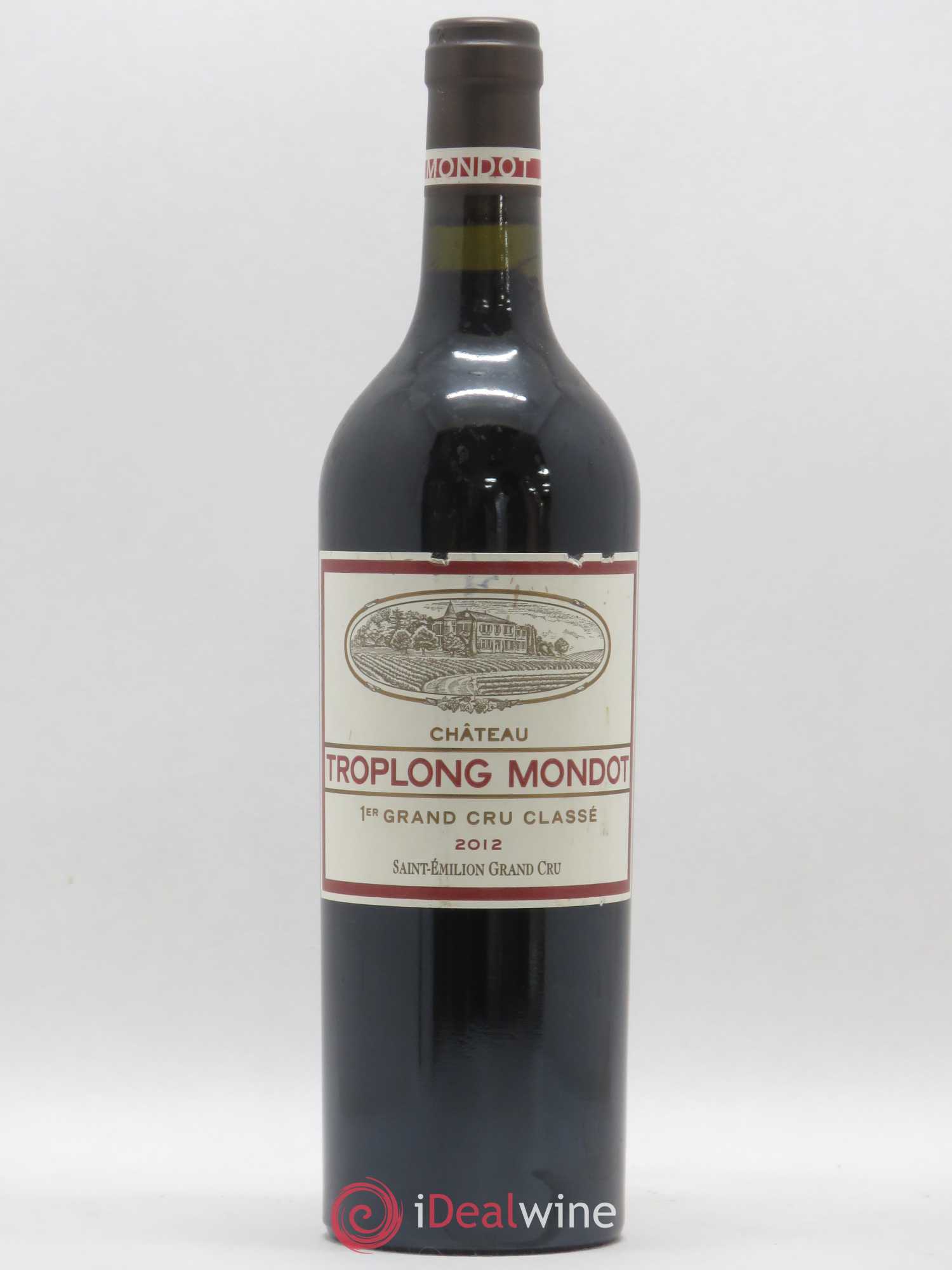 Château Troplong Mondot 1er Grand Cru Classé B 2012 - Lot de 1 bouteille - 0