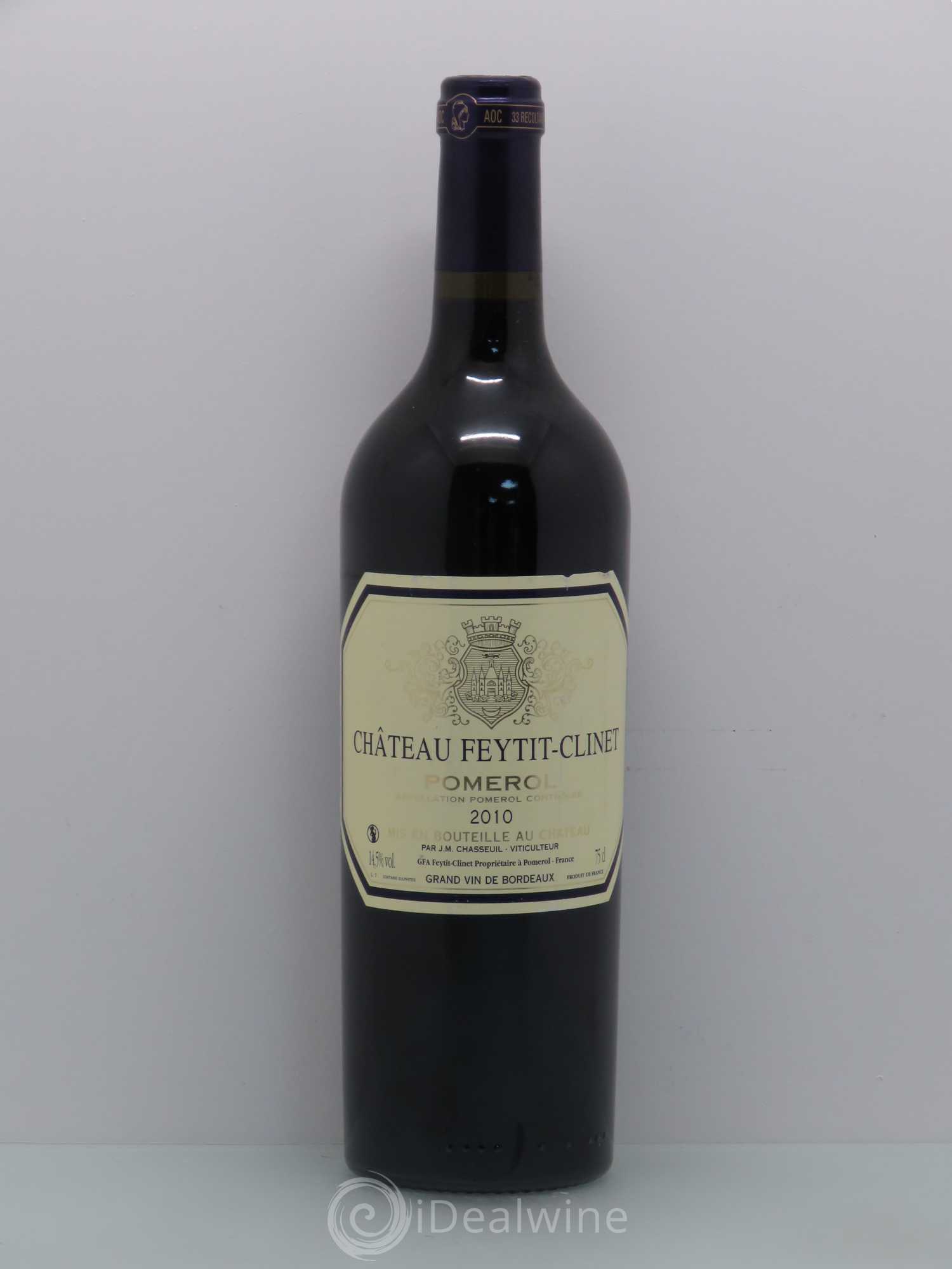 Château Feytit-Clinet 2010 - Lot de 1 bouteille - 0