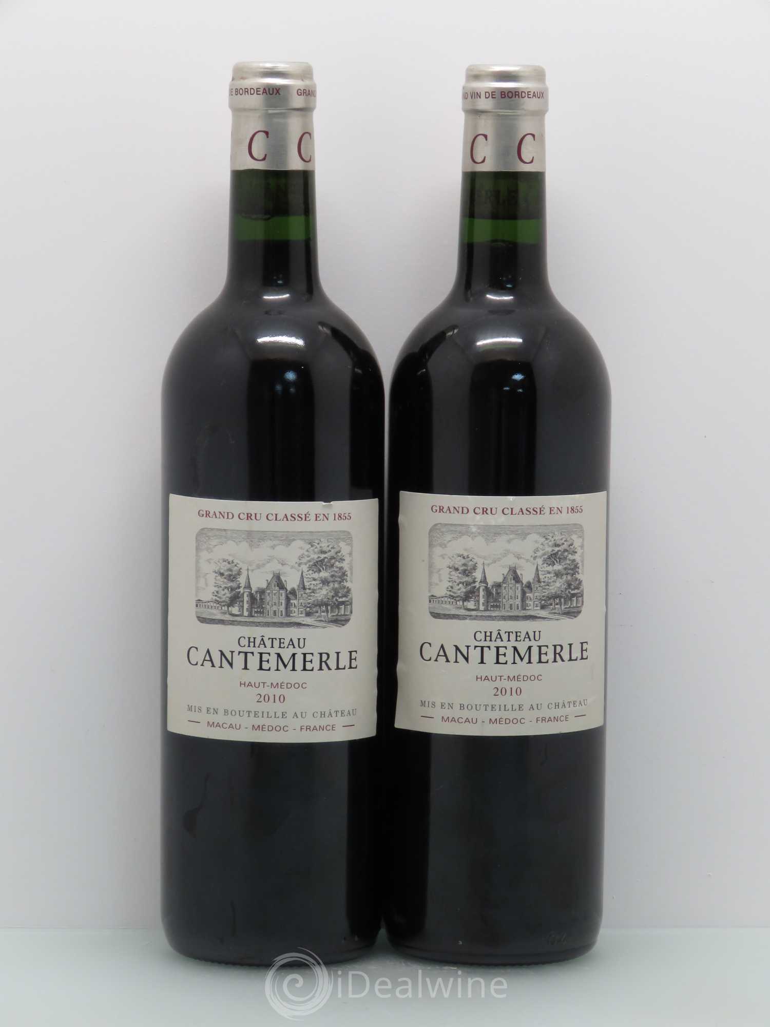 Château Cantemerle 5ème Grand Cru Classé 2010 - Lot de 2 bouteilles - 0