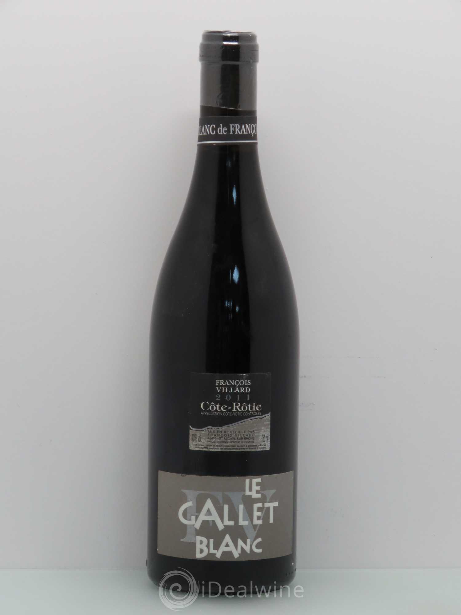 Côte-Rôtie Le Gallet Blanc François Villard 2011 - Lot de 1 bouteille - 0