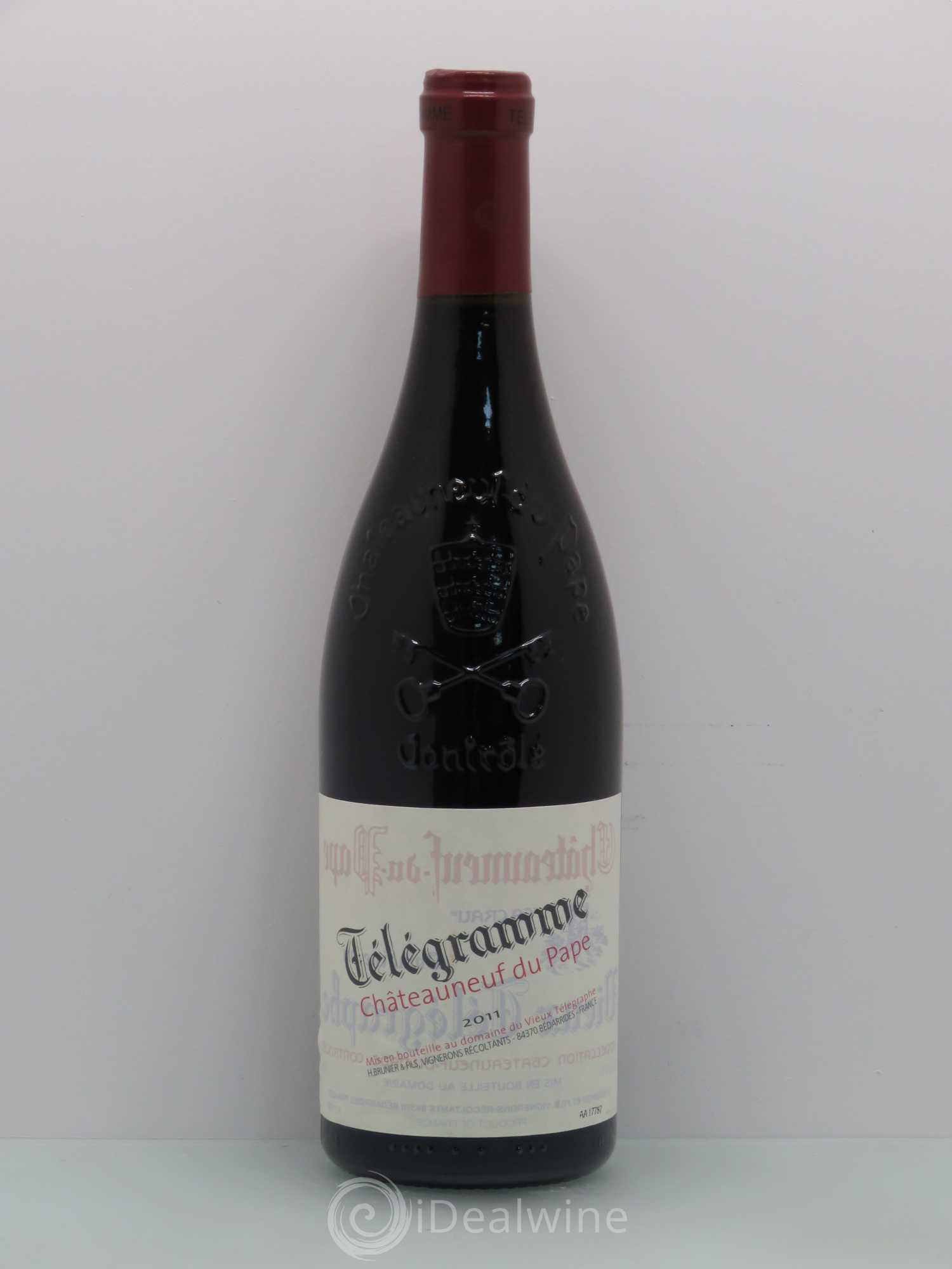 Châteauneuf-du-Pape Télégramme Vignobles Brunier 2011 - Lot de 1 bouteille - 0