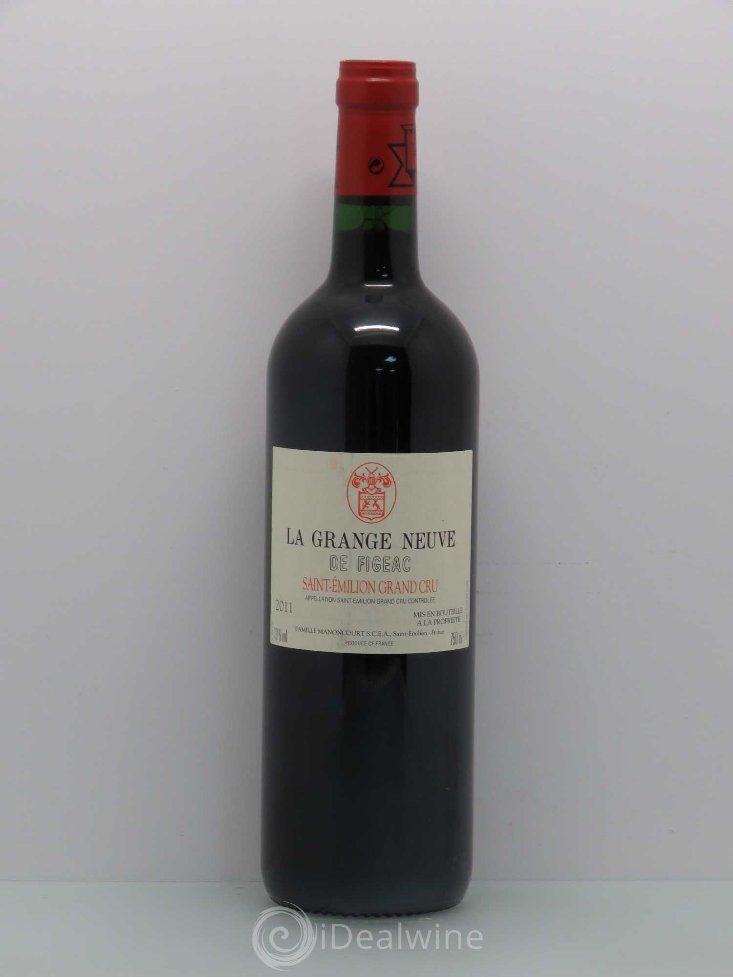 Château La Grange Neuve de Figeac 2011 - Lot de 1 bouteille - 0