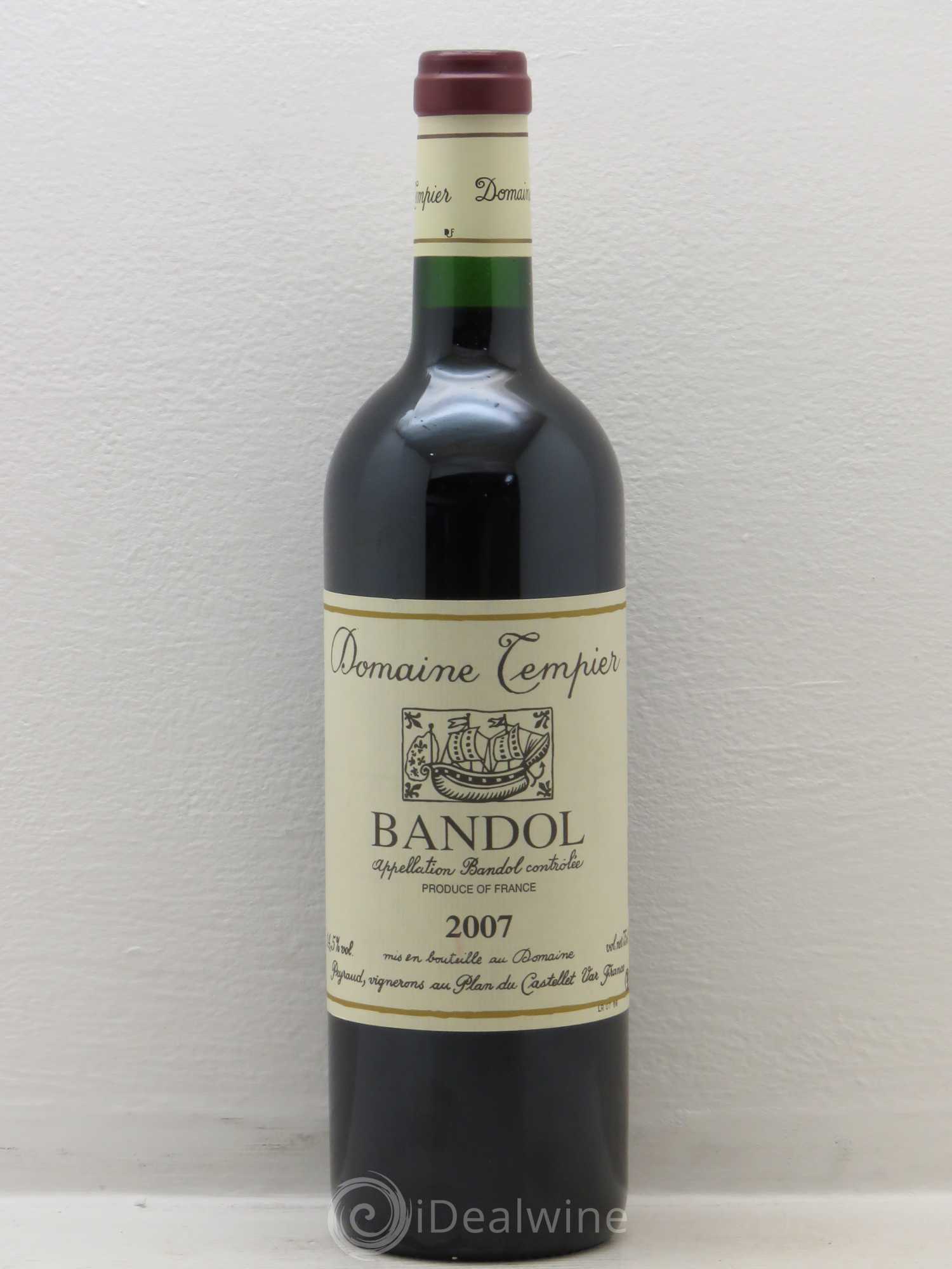 Bandol Domaine Tempier Famille Peyraud 2007 - Lot de 1 bouteille - 0