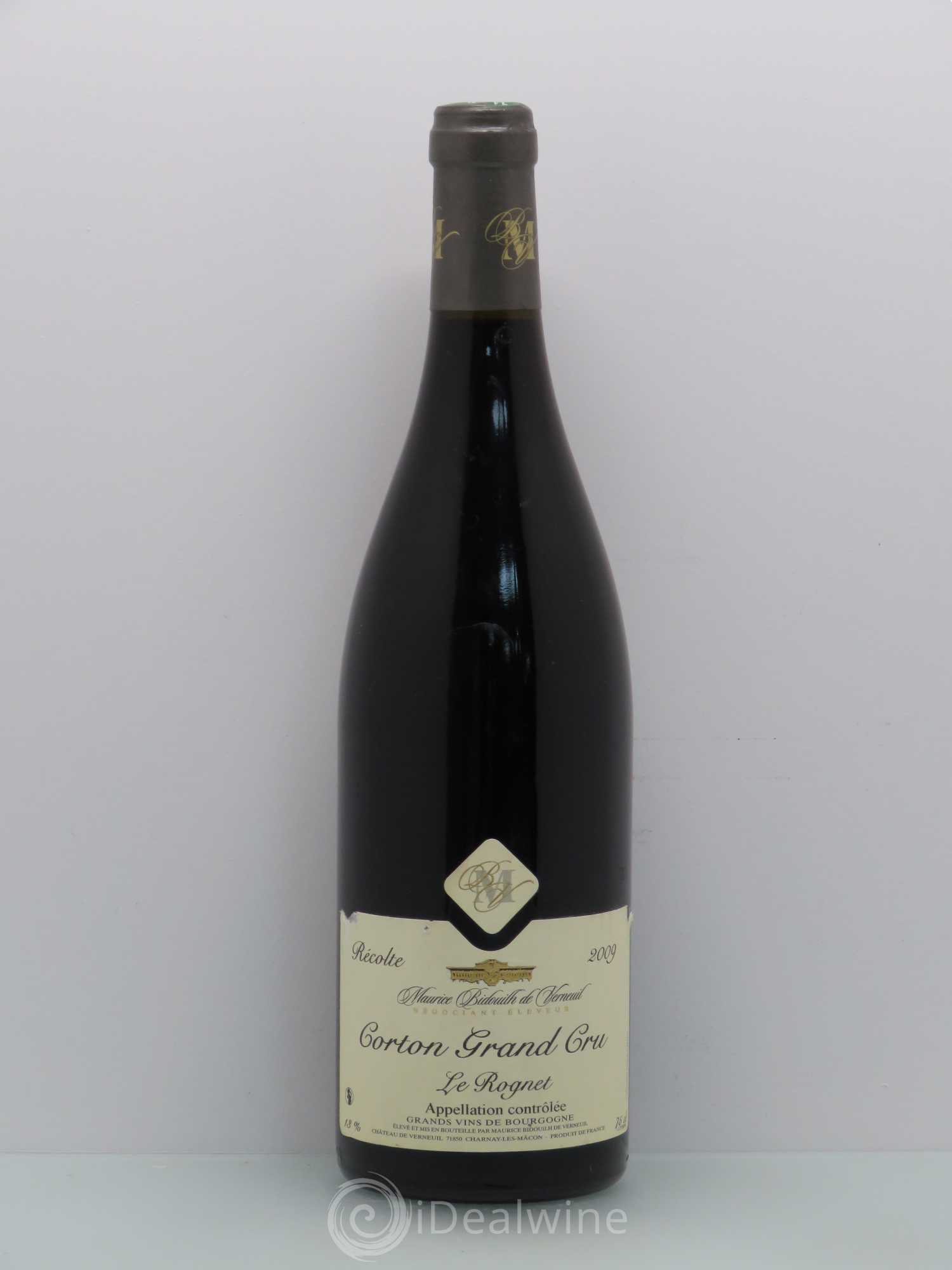 Corton Grand Cru Le Roguet - Maurice Bidouilh de Verneuil 2009 - Posten von 1 Flasche - 0