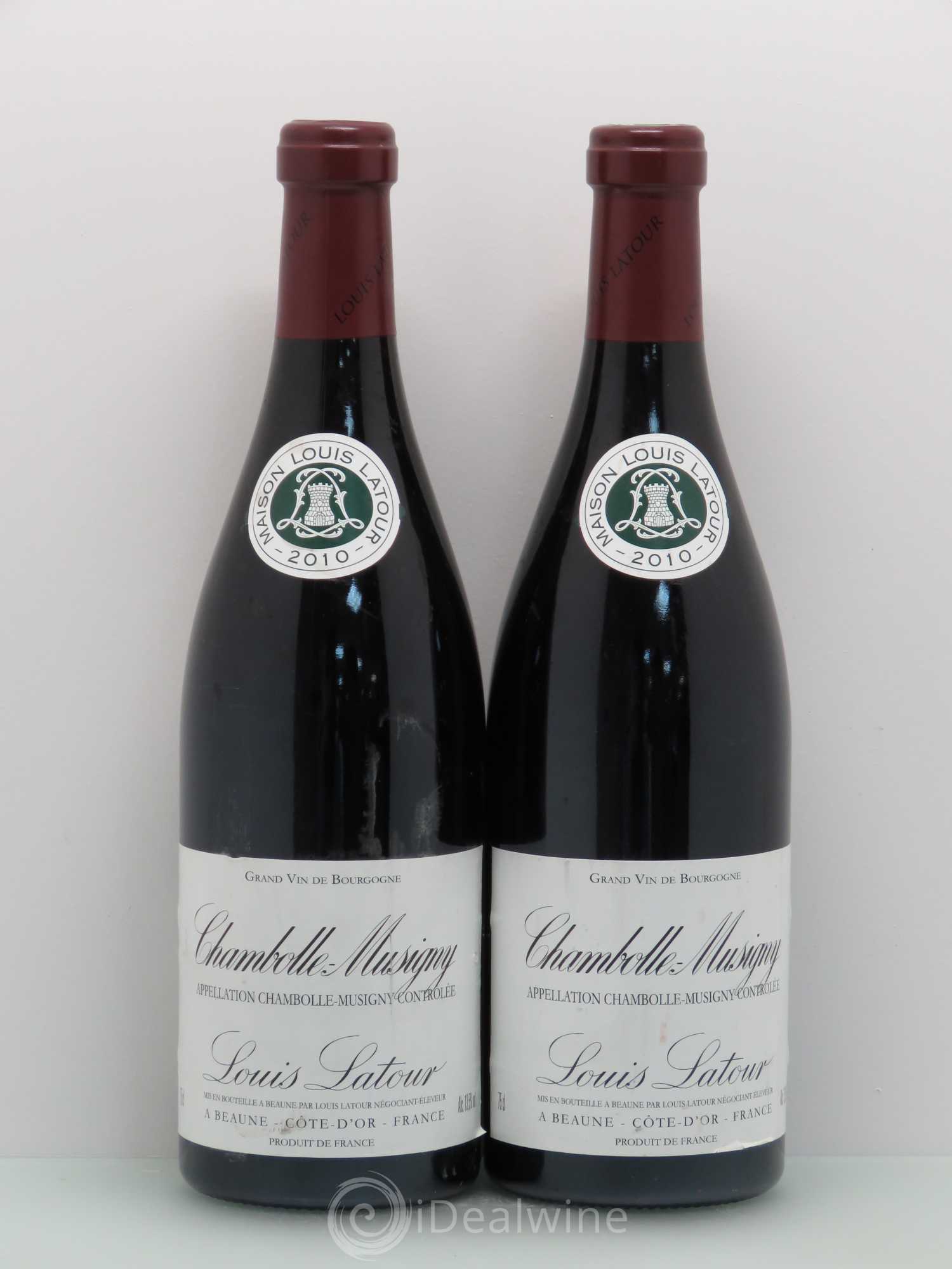 Chambolle-Musigny Louis Latour 2010 - Lot de 2 bouteilles - 0