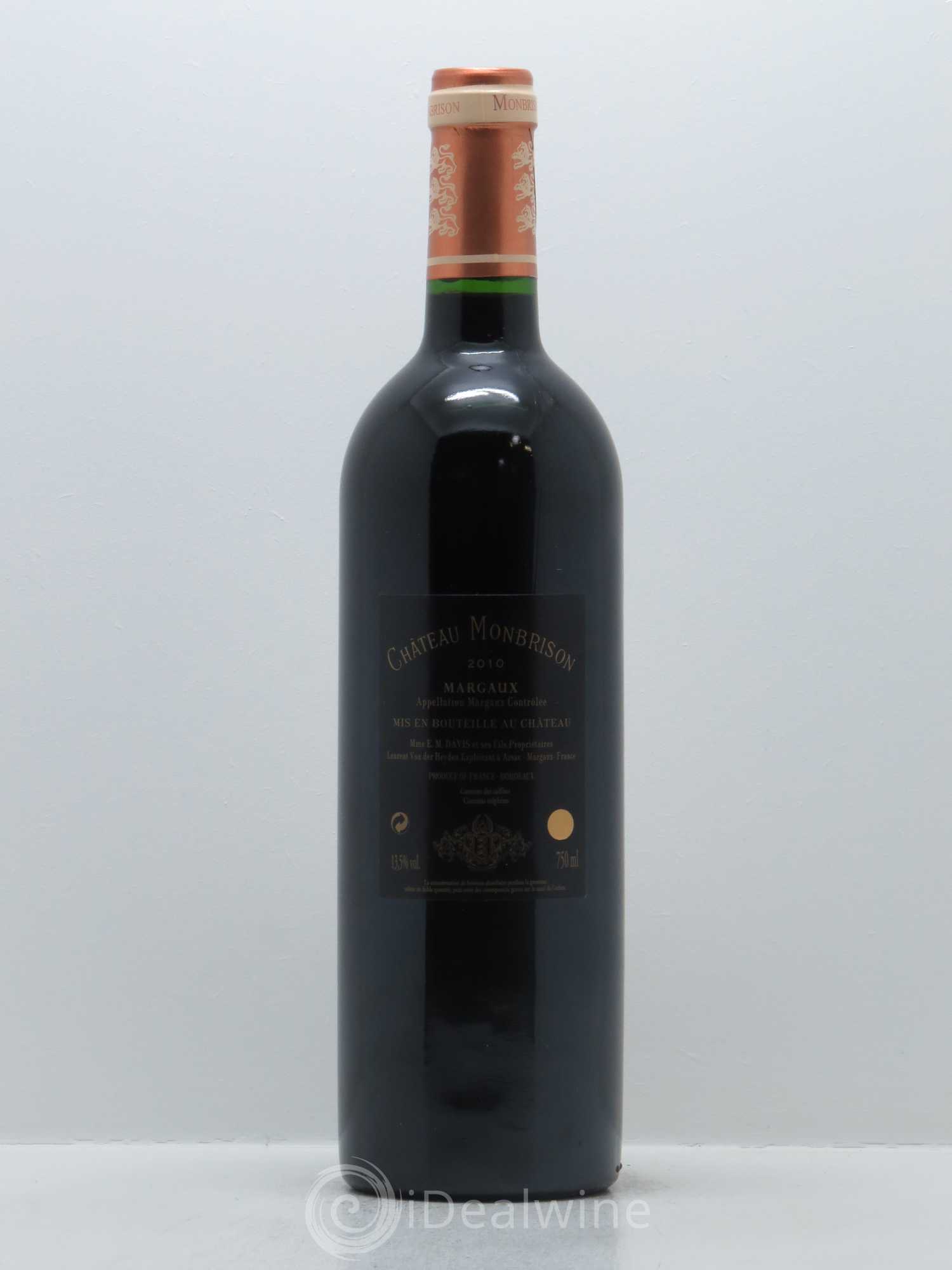 Château Monbrison 2010 - Lot de 1 bouteille - 1