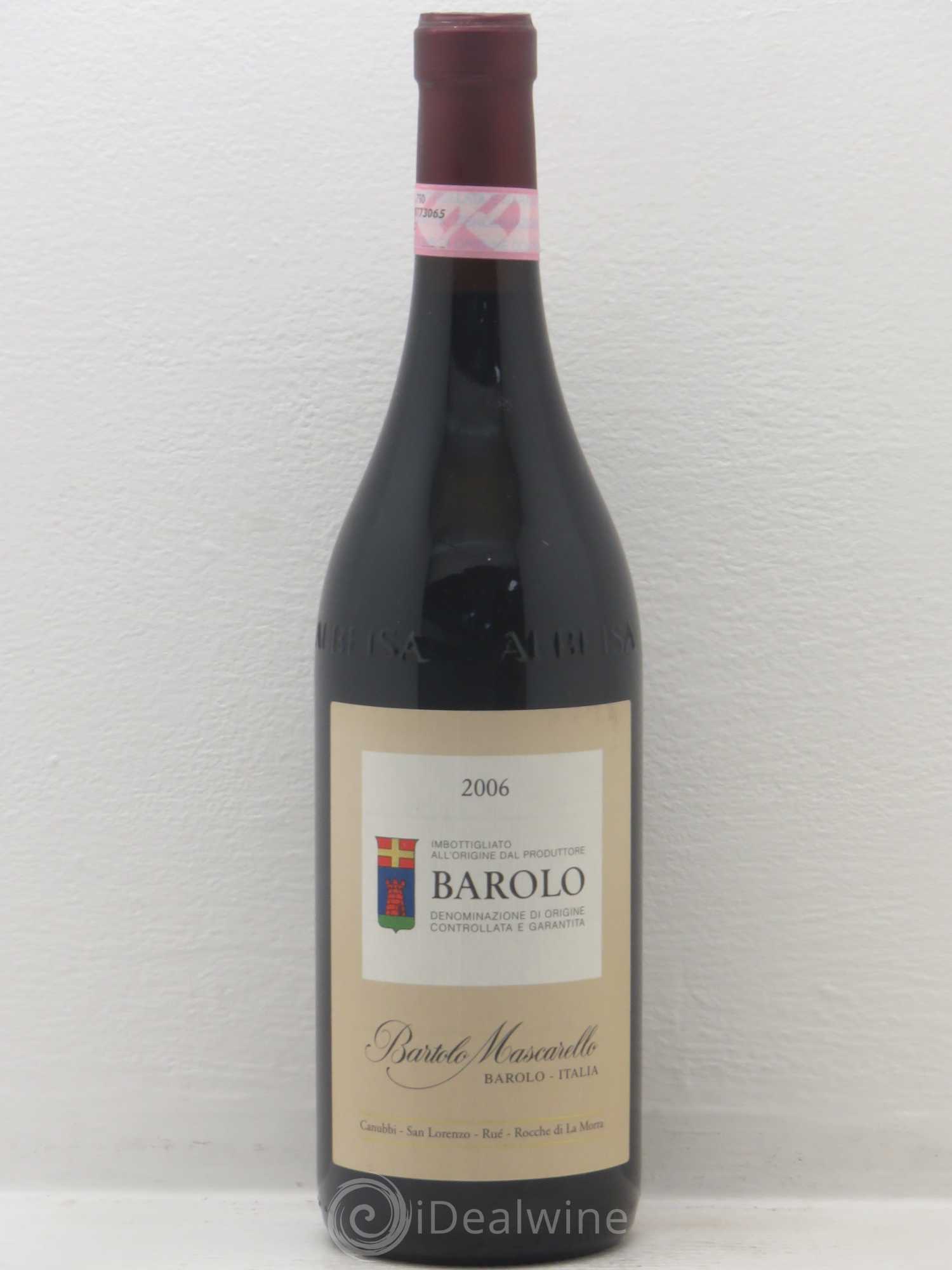 Barolo Bartolo Mascarello 2006 - Lot de 1 bouteille - 0