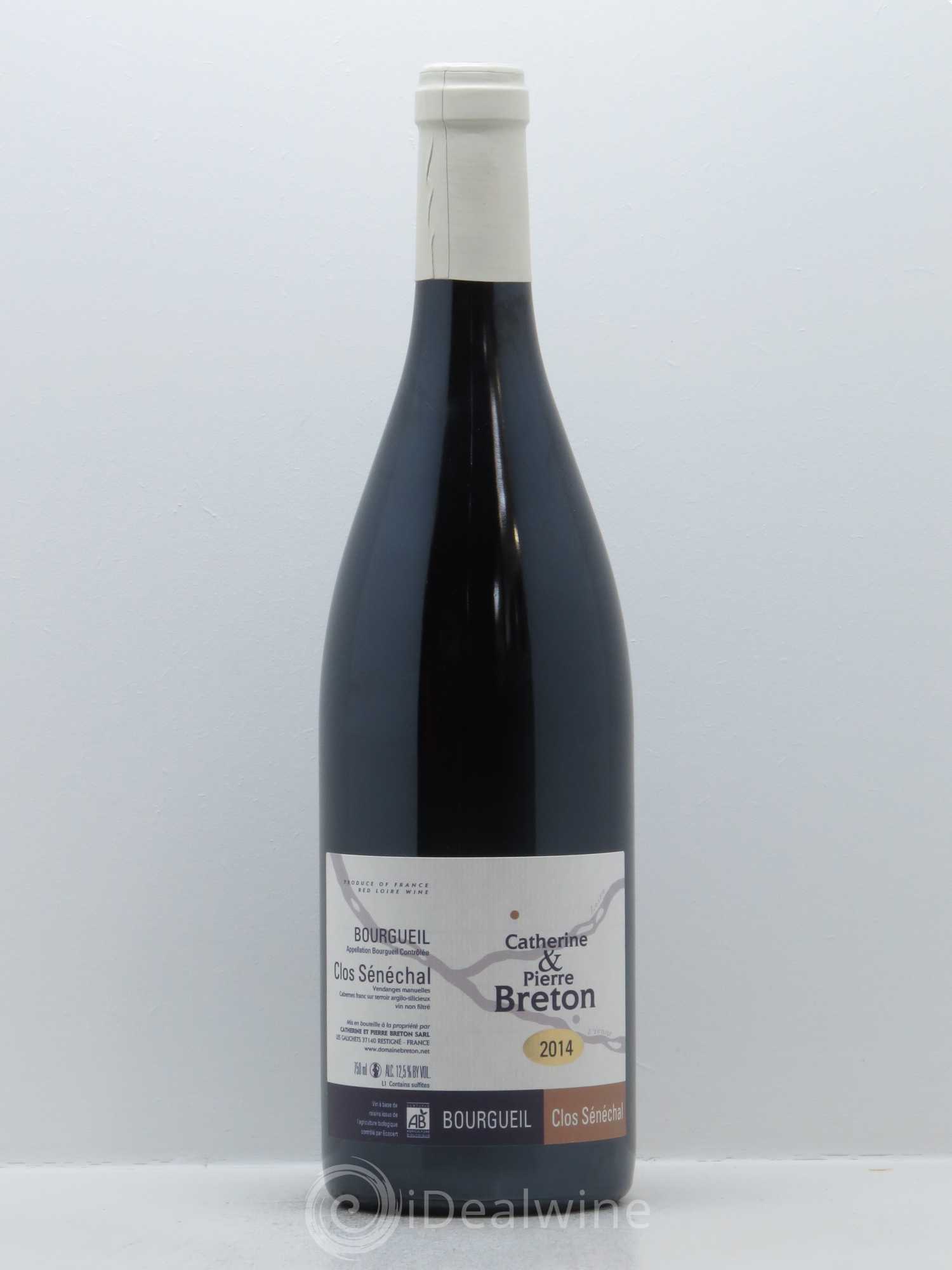 Bourgueil Clos Sénéchal Catherine et Pierre Breton 2014 - Lot de 1 bouteille - 0