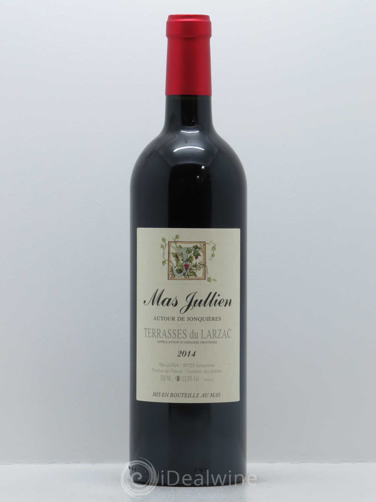 Coteaux du Languedoc - Terrasses du Larzac Mas Jullien Autour de Jonquières Olivier Jullien 2014 - Lot de 1 bouteille - 0