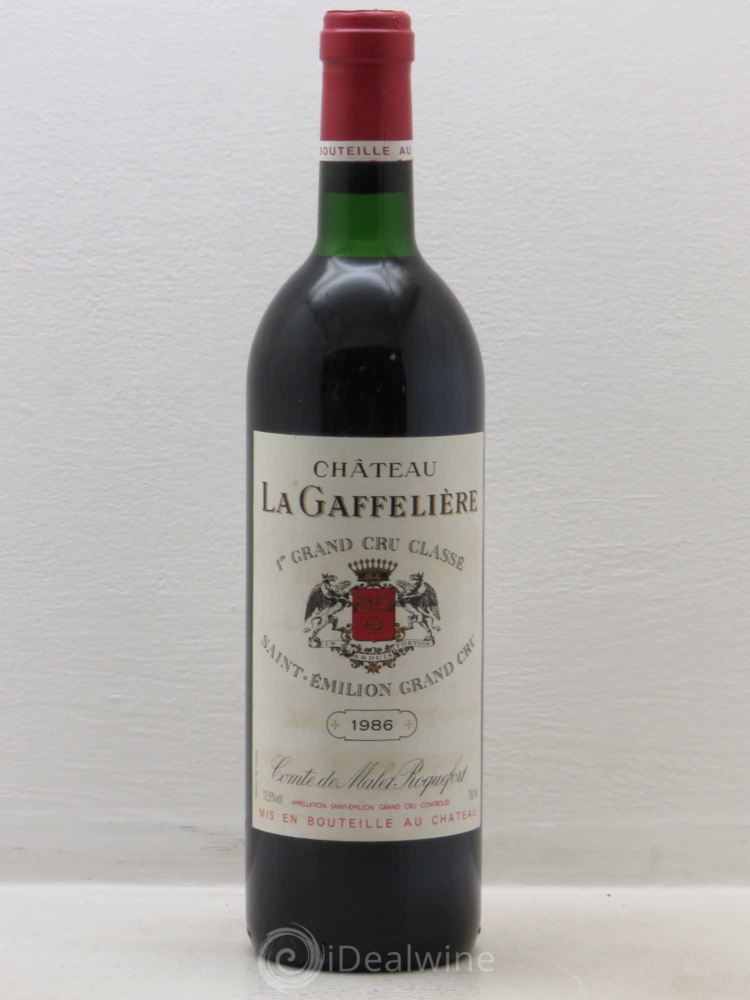 Château la Gaffelière 1er Grand Cru Classé B 1986 - Lot de 1 bouteille - 0