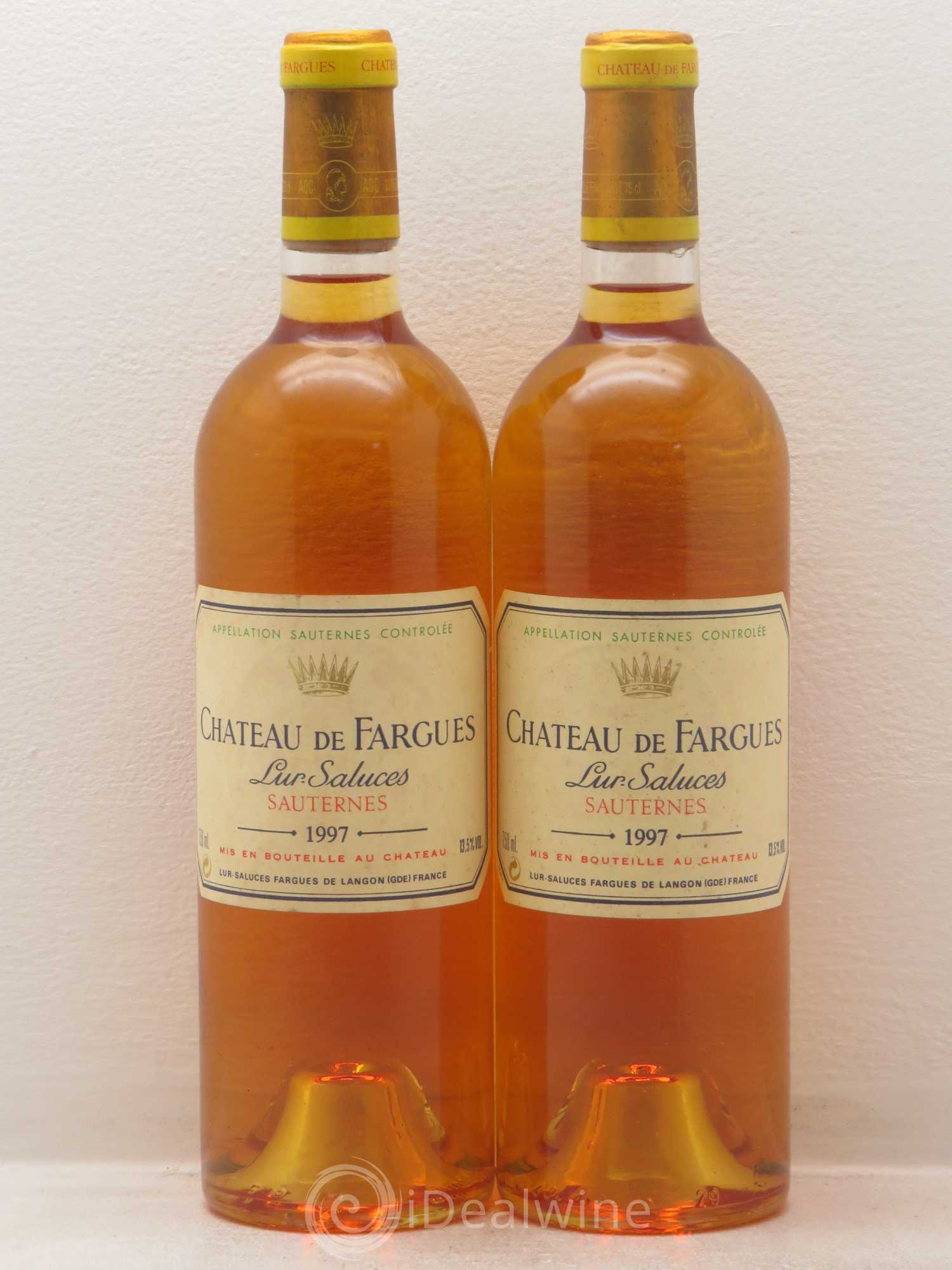 Château de Fargues 1997 - Lot de 2 bouteilles - 0