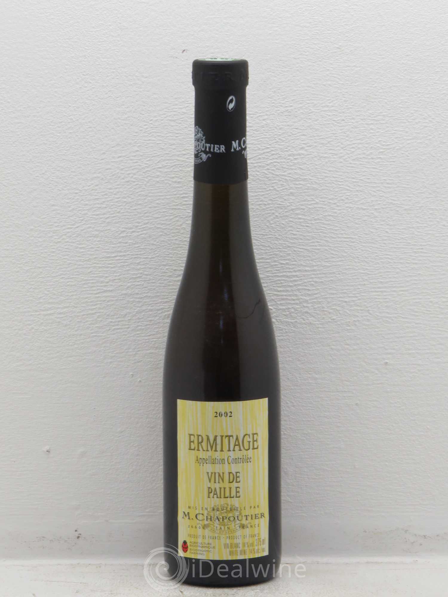 Hermitage Vin de Paille Chapoutier 2002 - Lotto di 1 mezza bottiglia - 0