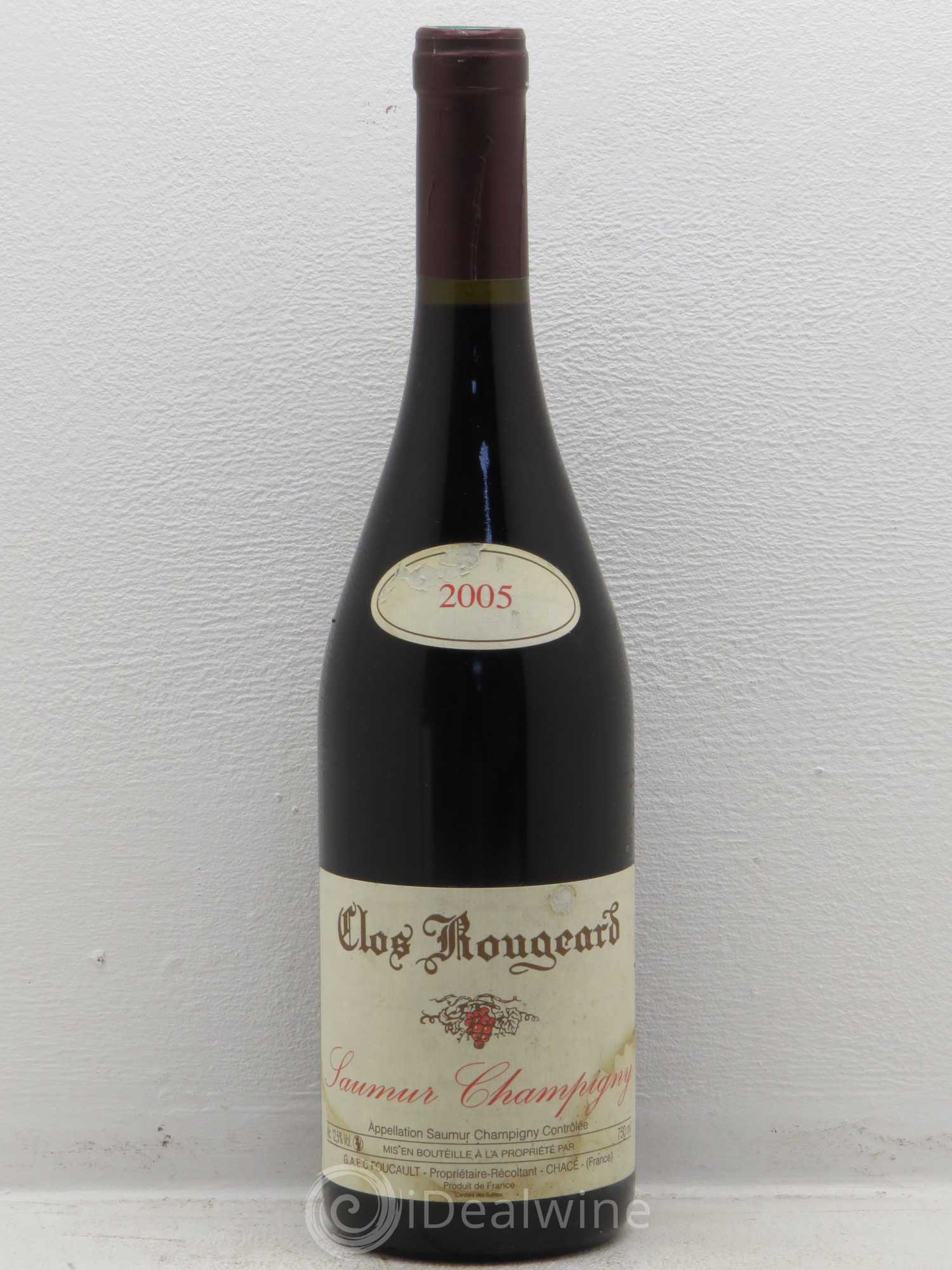 Saumur-Champigny Clos Rougeard 2005 - Lot de 1 bouteille - 0
