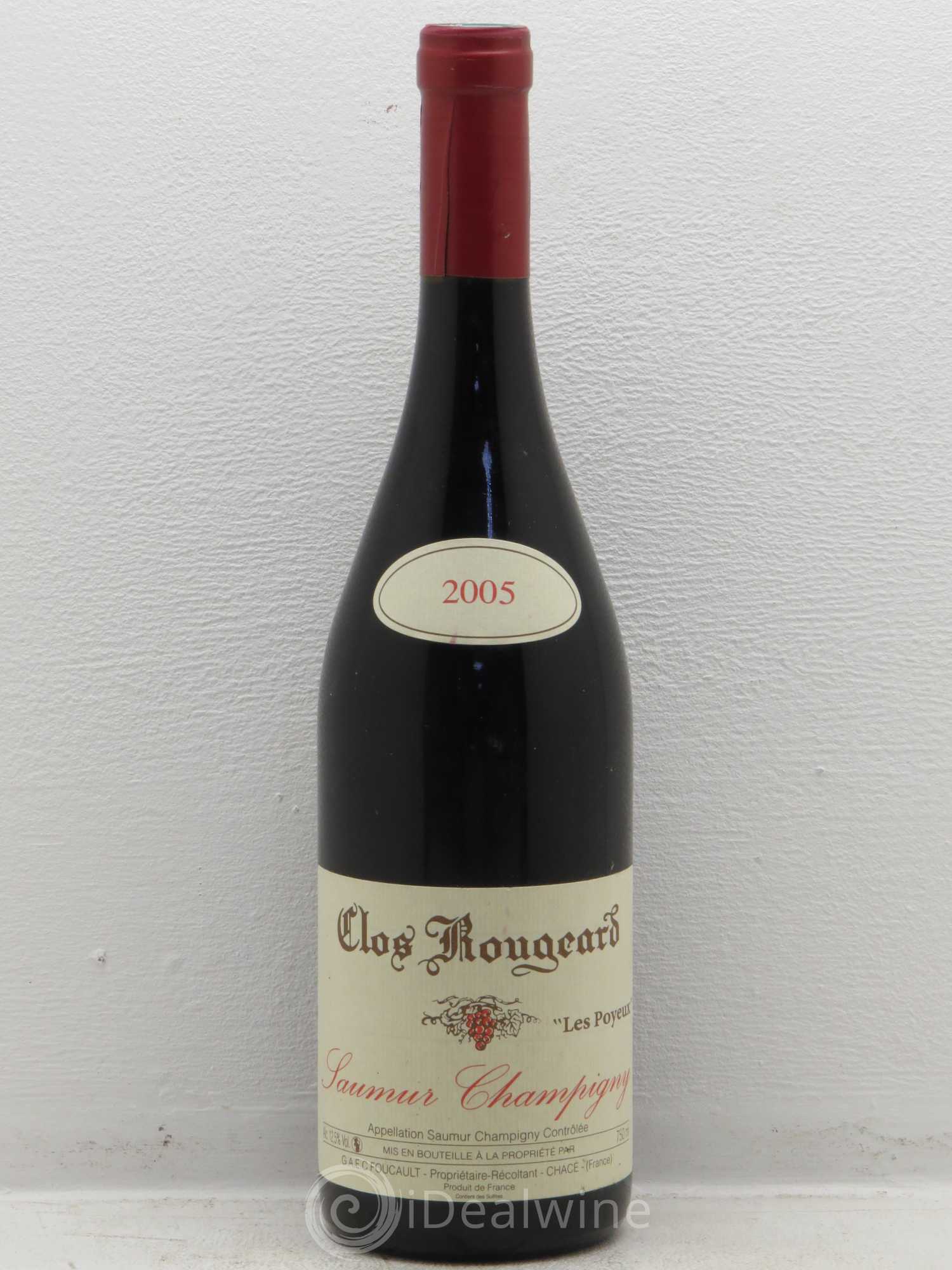 Saumur-Champigny Les Poyeux Clos Rougeard 2005 - Lot de 1 bouteille - 0