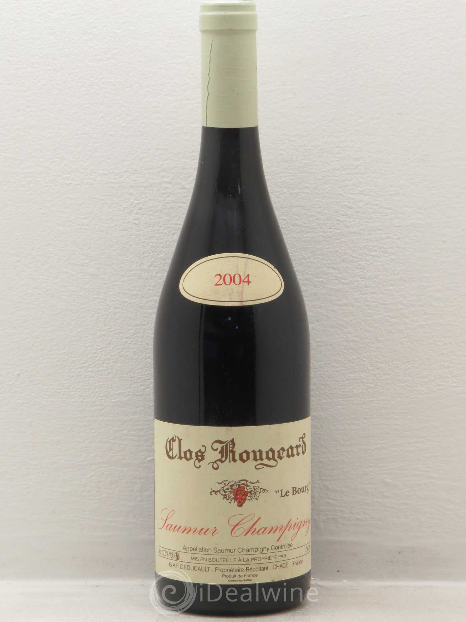 Saumur-Champigny Le Bourg Clos Rougeard 2004 - Lot de 1 bouteille - 0