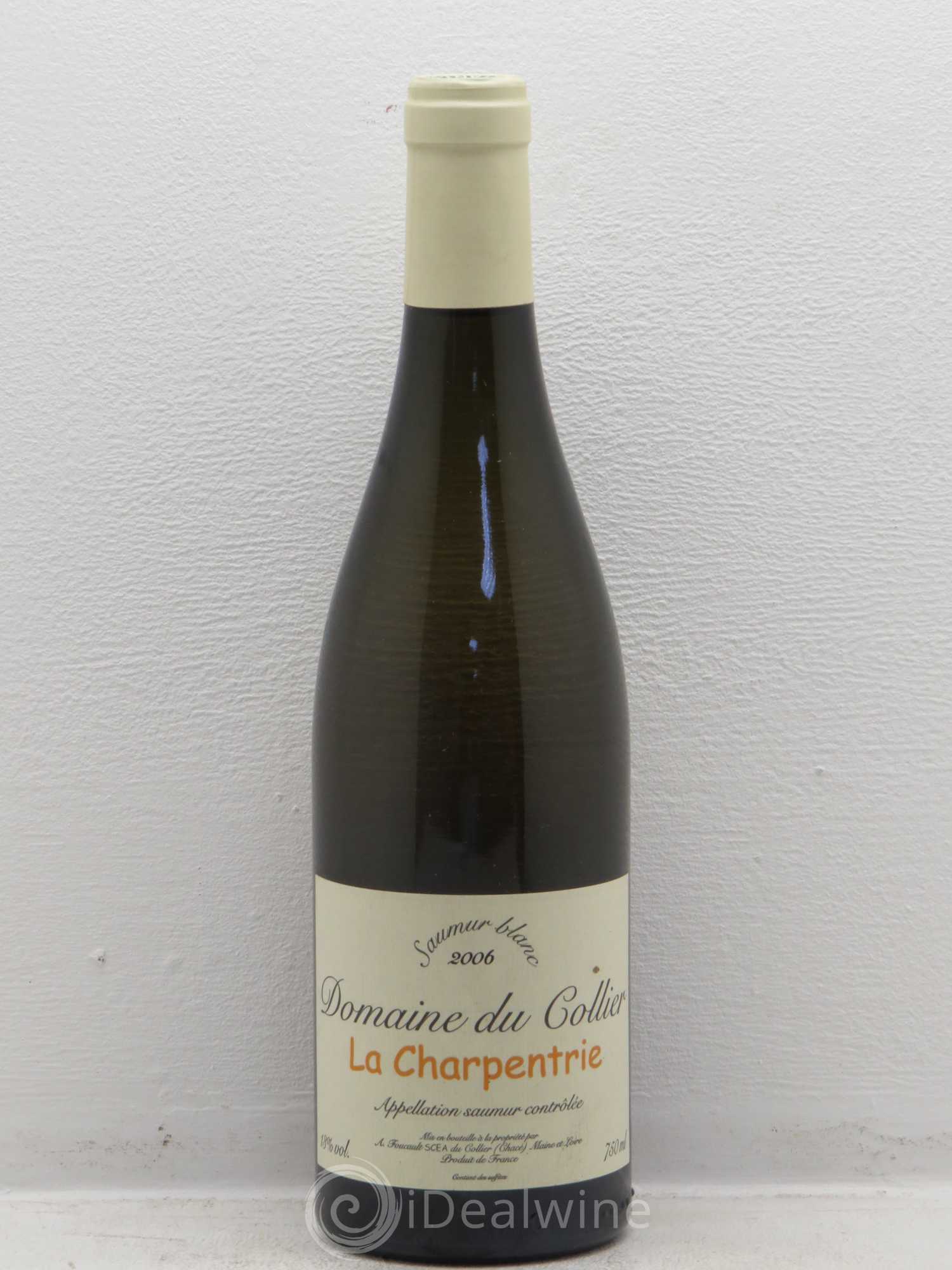 Saumur Charpenterie Domaine du Collier 2006 - Posten von 1 Flasche - 0