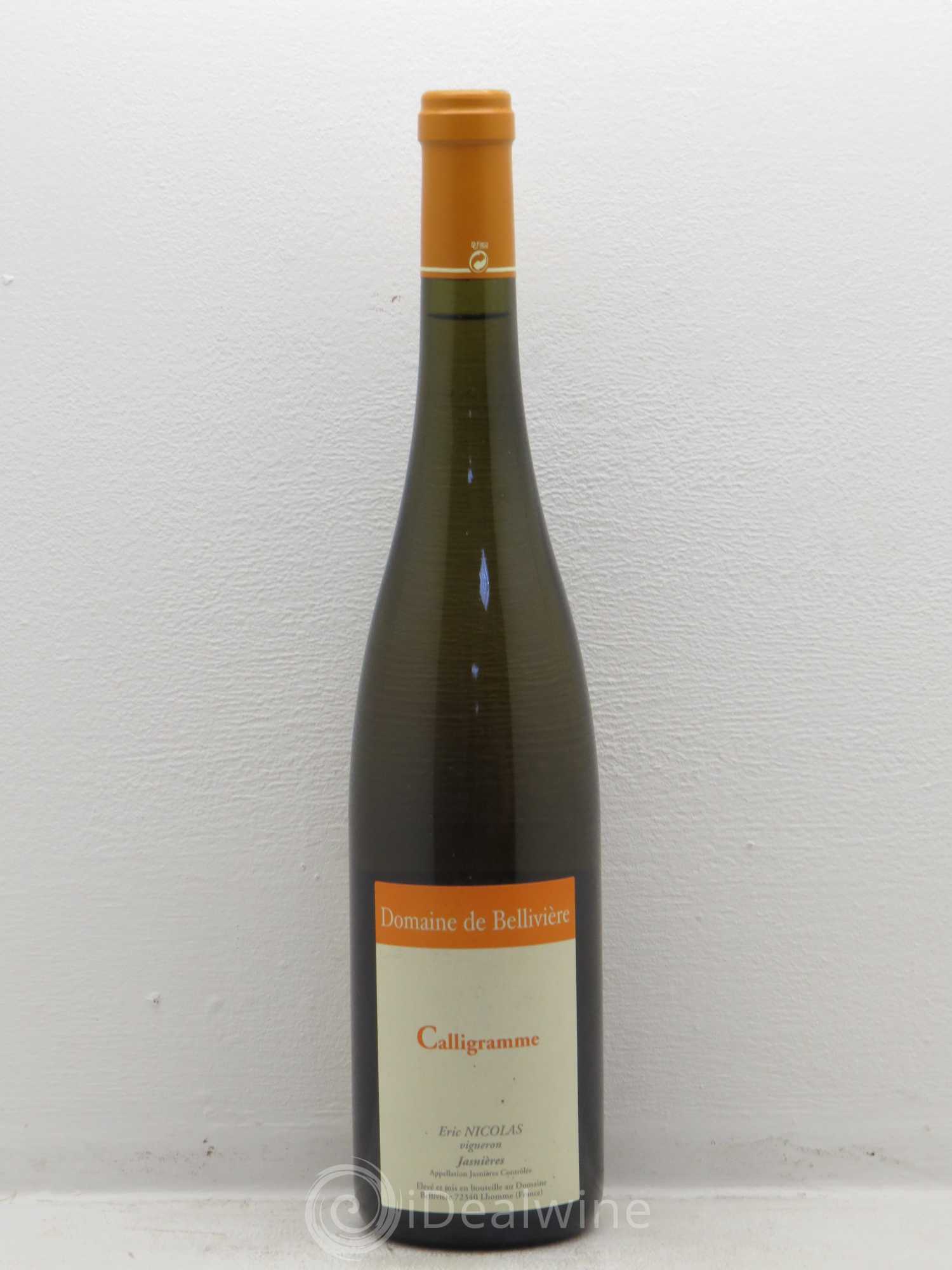 Jasnières Calligramme Domaine Belliviere 2007 - Posten von 1 Flasche - 0