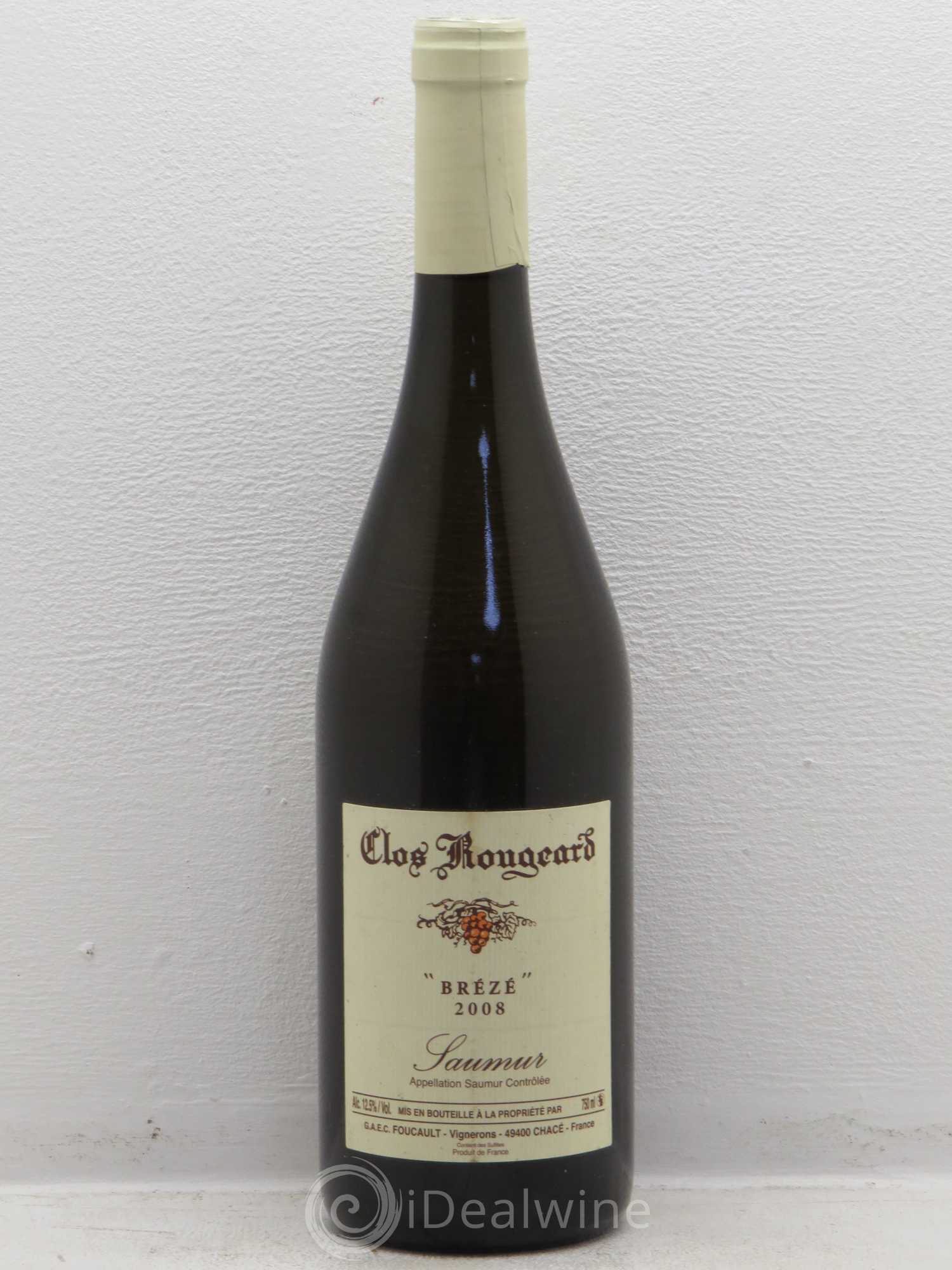 Saumur Brézé Clos Rougeard 2008 - Posten von 1 Flasche - 0