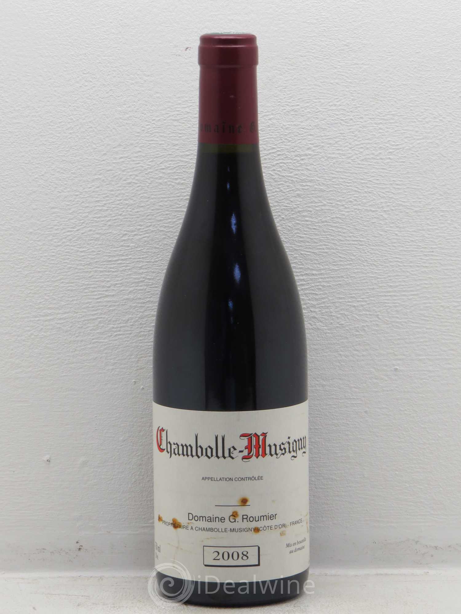 Chambolle-Musigny Georges Roumier (Domaine) 2008 - Lot de 1 bouteille - 0