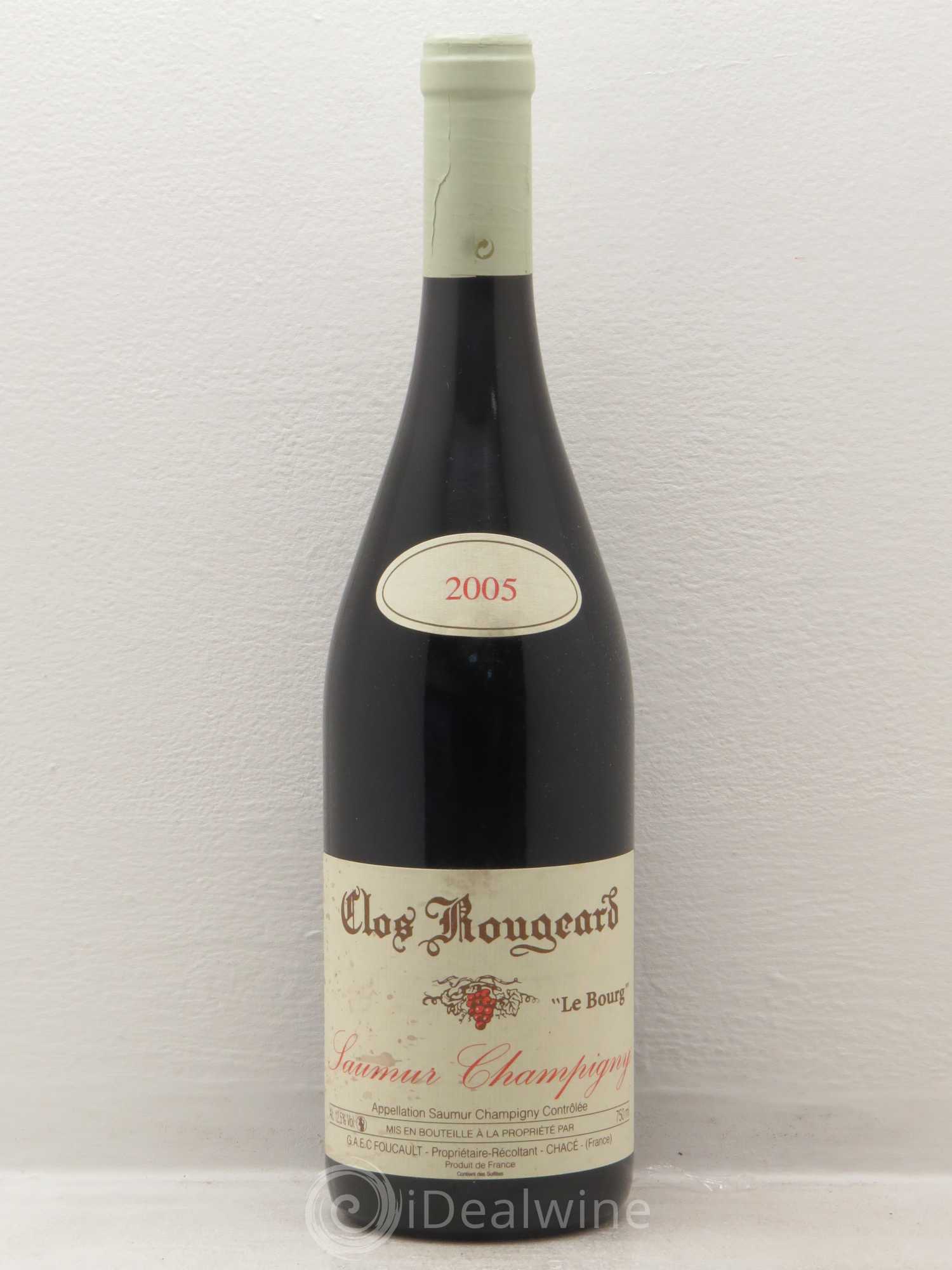 Saumur-Champigny Le Bourg Clos Rougeard 2005 - Lot de 1 bouteille - 0