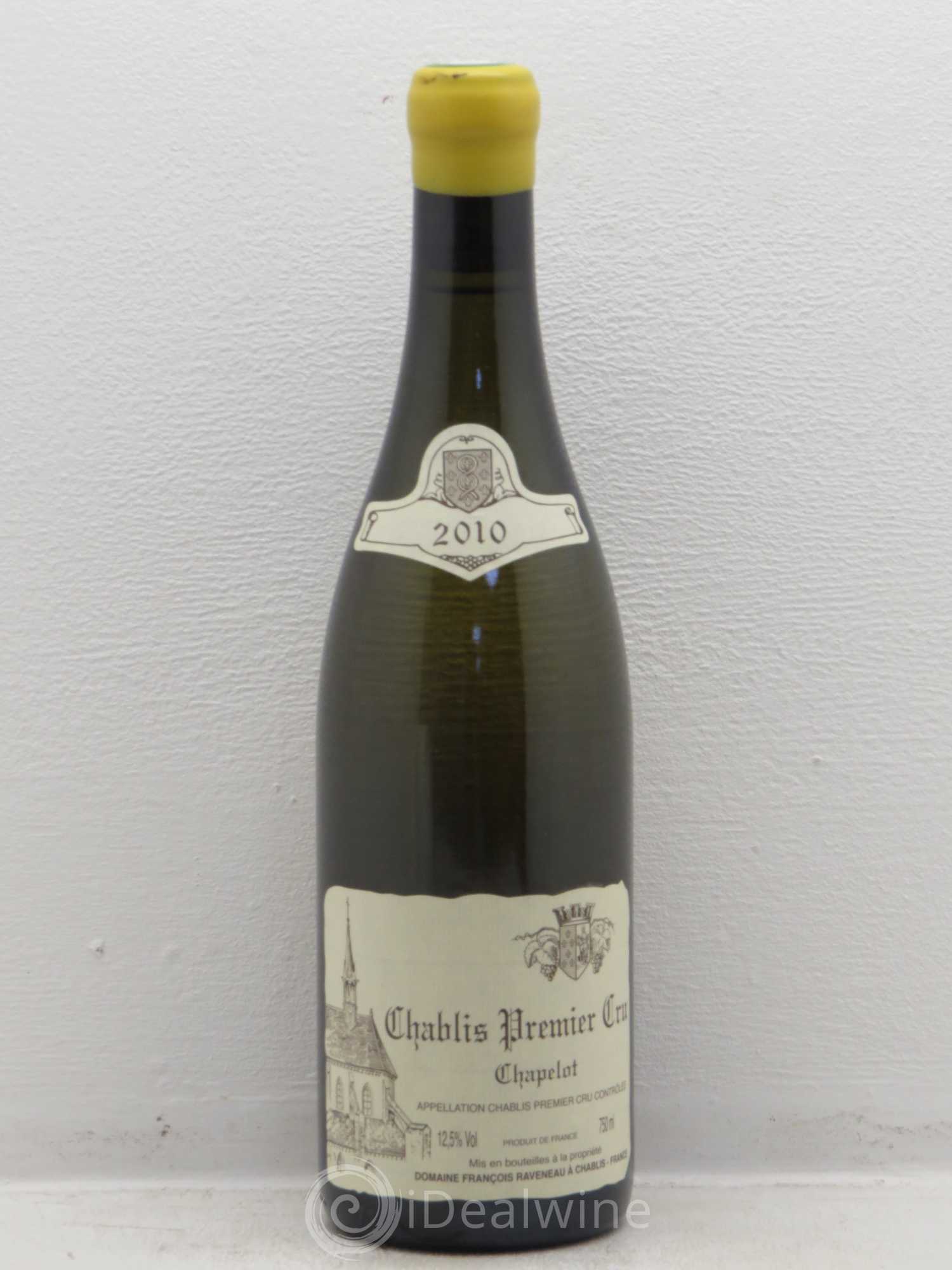 Chablis 1er Cru Chapelot Raveneau (Domaine) 2010 - Lot de 1 bouteille - 0