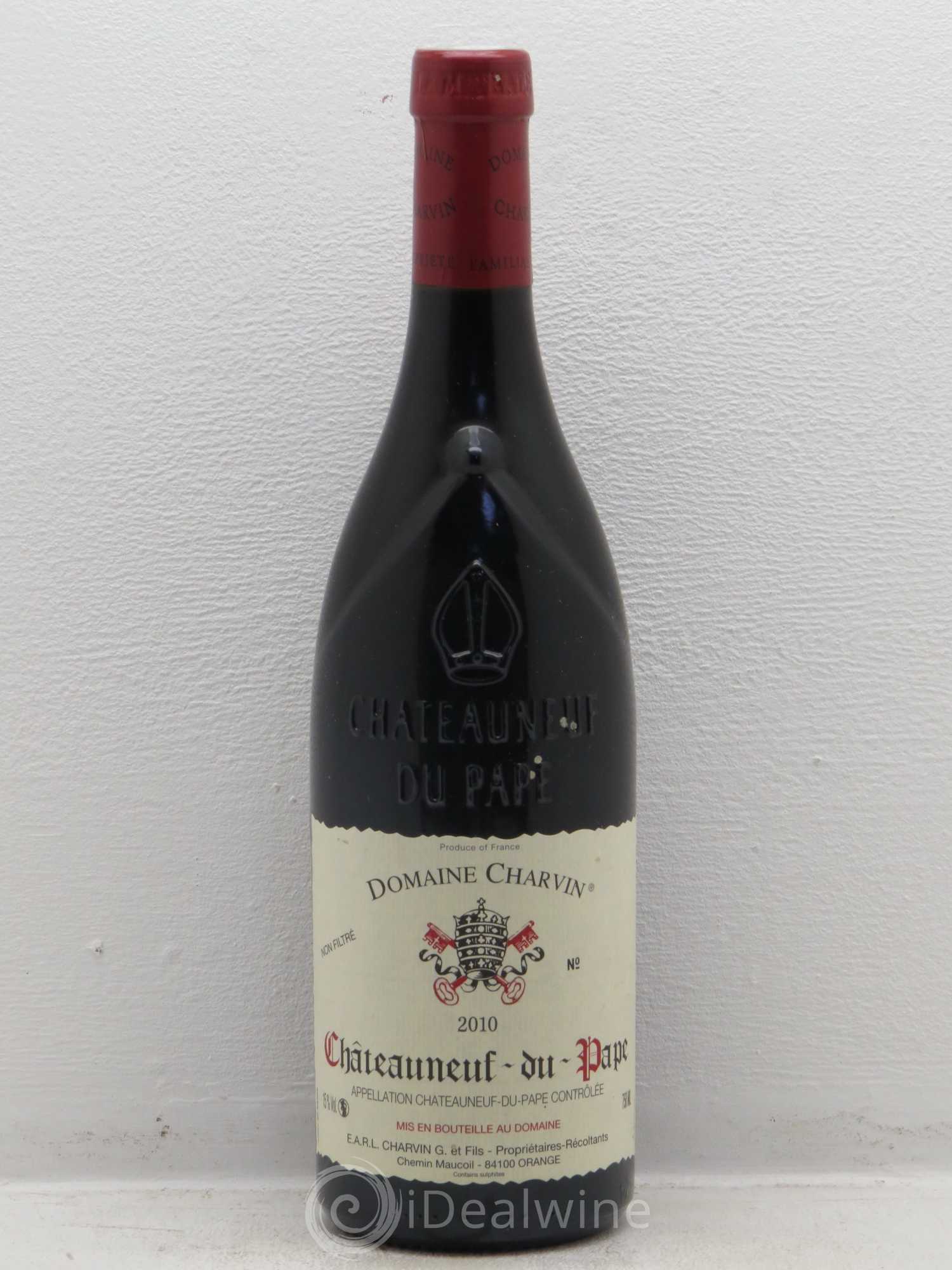 Châteauneuf-du-Pape Charvin (Domaine) 2010 - Lot de 1 bouteille - 0
