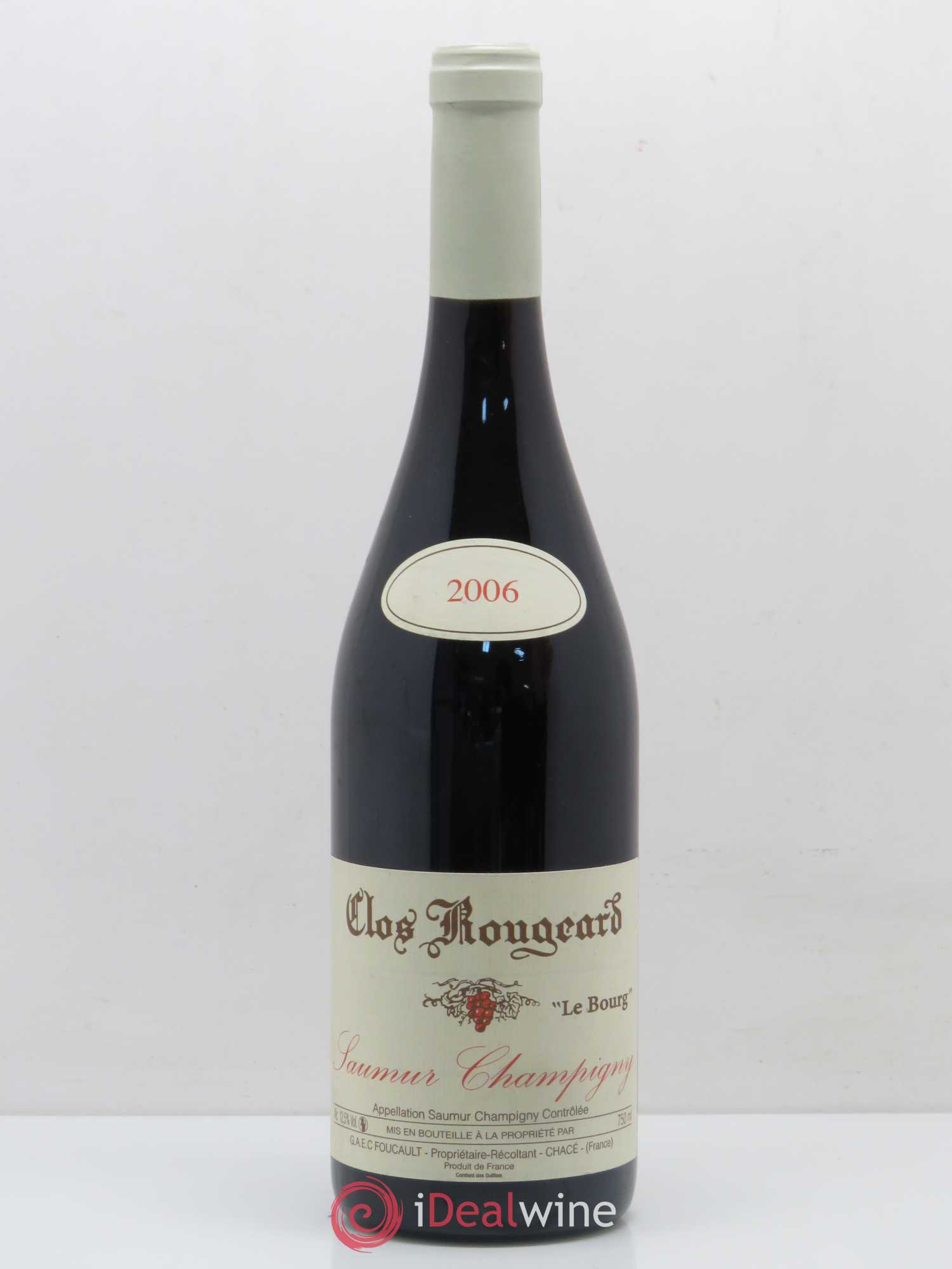 Saumur-Champigny Le Bourg Clos Rougeard 2006 - Lot de 1 bouteille - 0