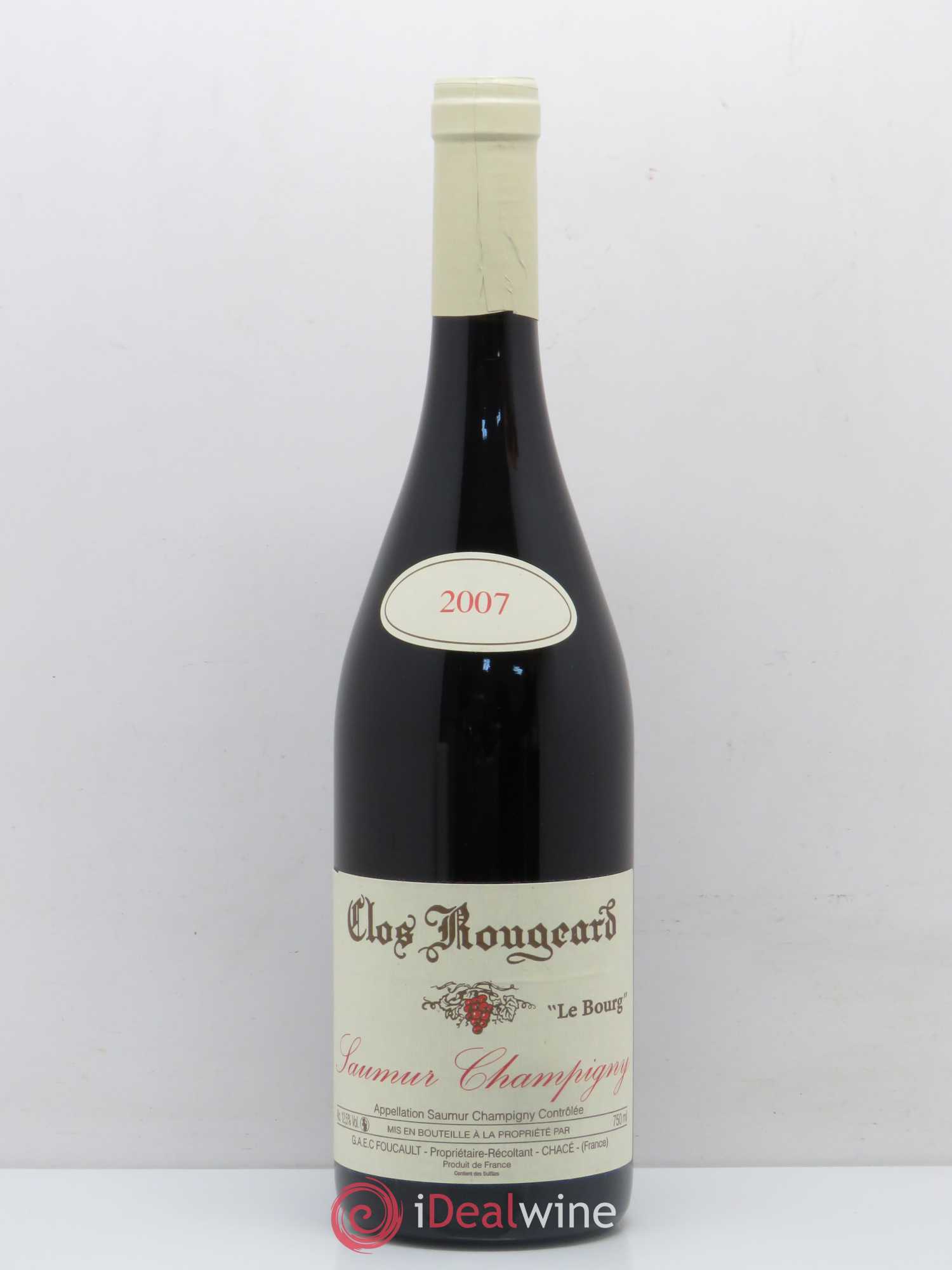 Saumur-Champigny Le Bourg Clos Rougeard 2007 - Lot de 1 bouteille - 0
