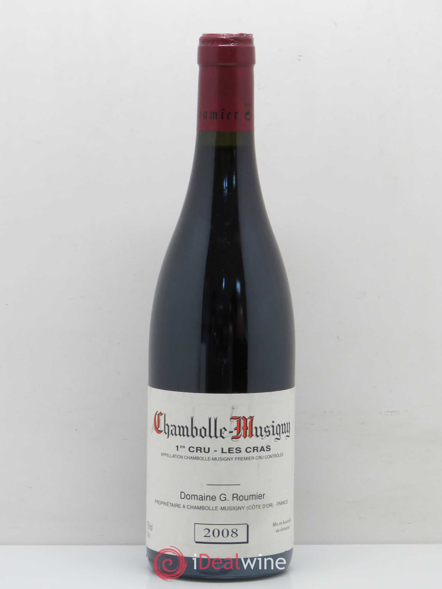 Chambolle-Musigny 1er Cru Les Cras Georges Roumier (Domaine) 2008 - Lot de 1 bouteille - 0
