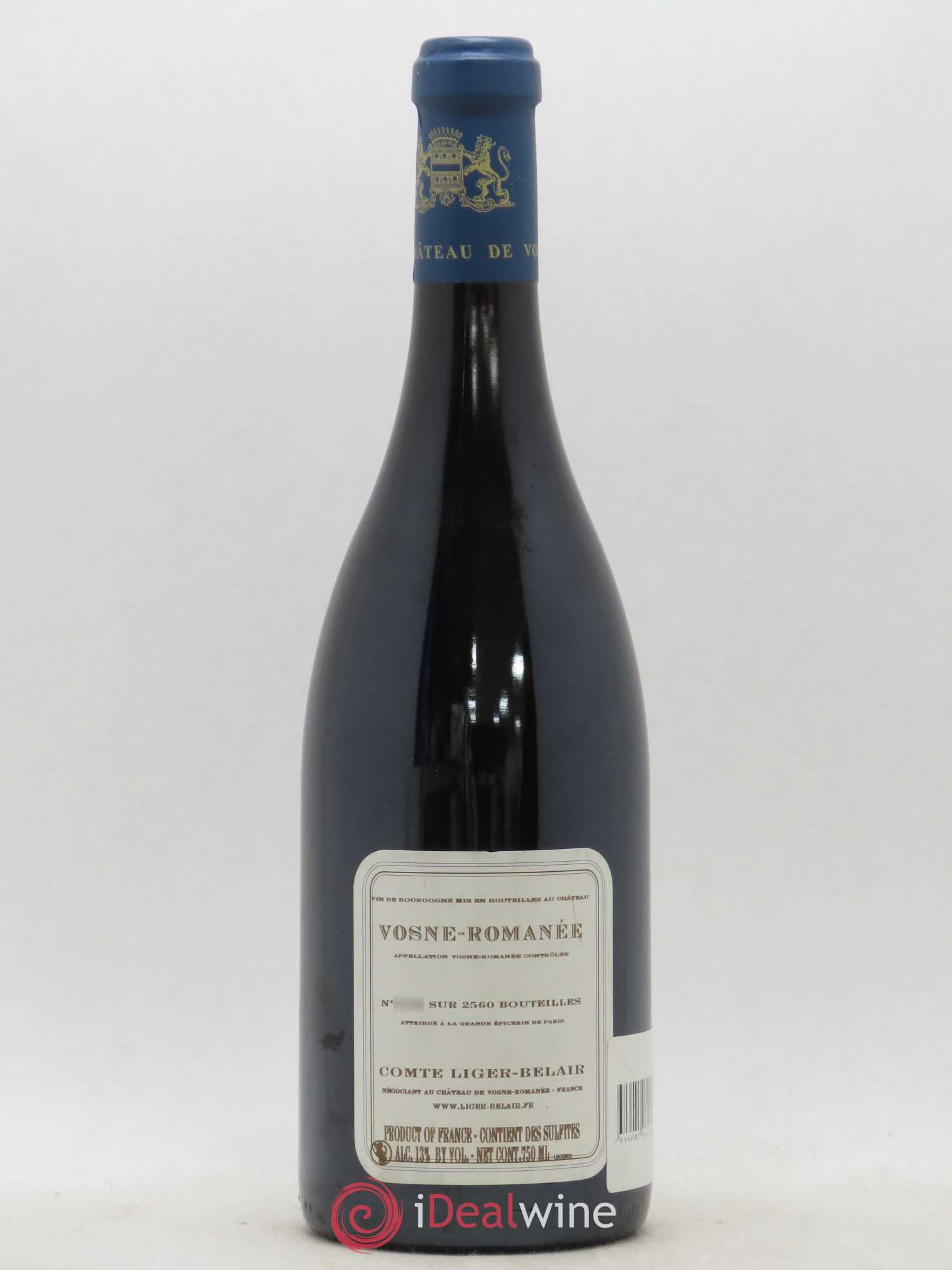 Vosne-Romanée Comte Liger-Belair (Domaine du) 2009 - Lot de 1 bouteille - 1