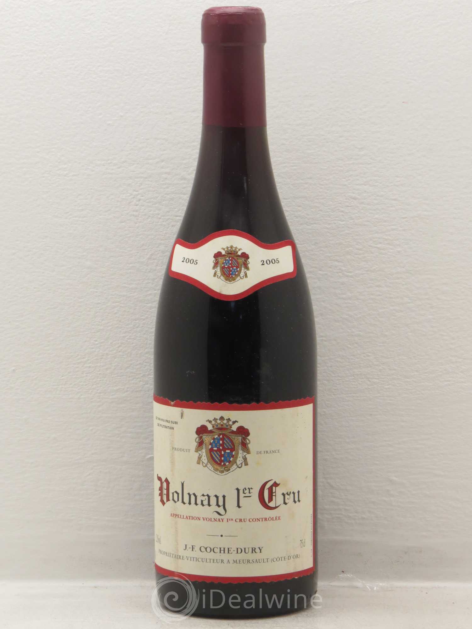 Volnay 1er Cru Coche Dury (Domaine) 2005 - Lot de 1 bouteille - 0