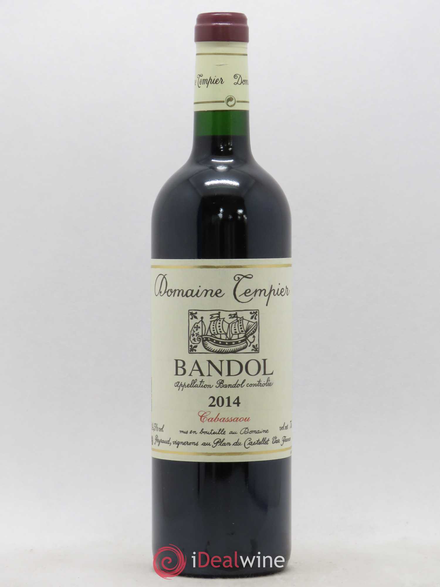 Bandol Domaine Tempier Cuvée Cabassaou Famille Peyraud 2014 - Lot de 1 bouteille - 0