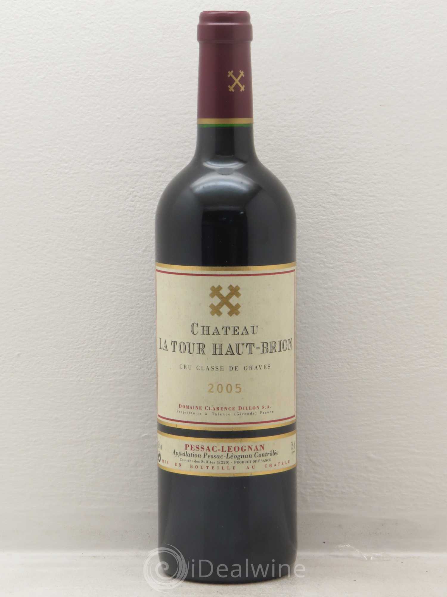 Château la Tour Haut-Brion Cru Classé de Graves 2005 - Lot de 1 bouteille - 0