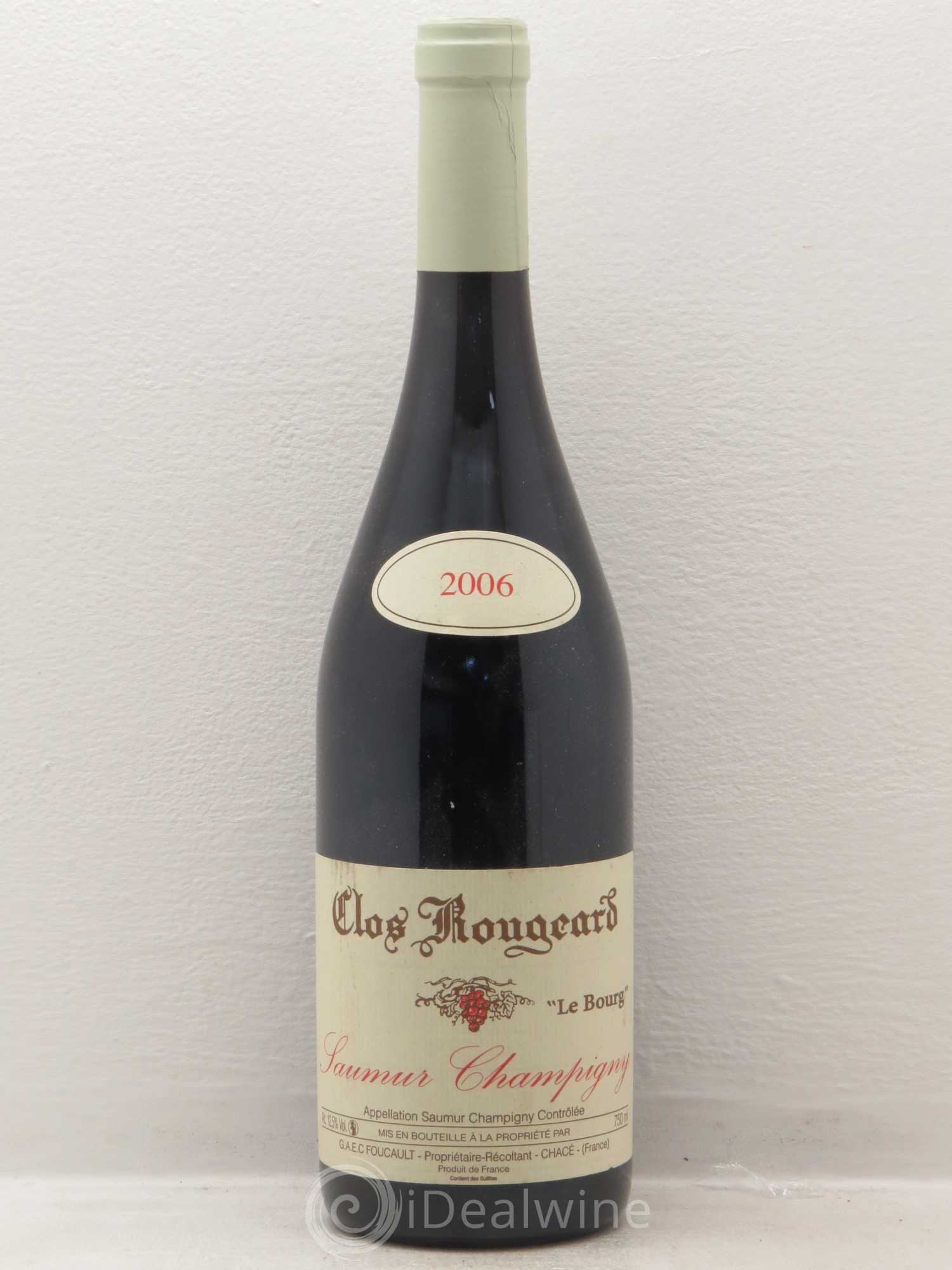Saumur-Champigny Le Bourg Clos Rougeard 2006 - Lot de 1 bouteille - 0
