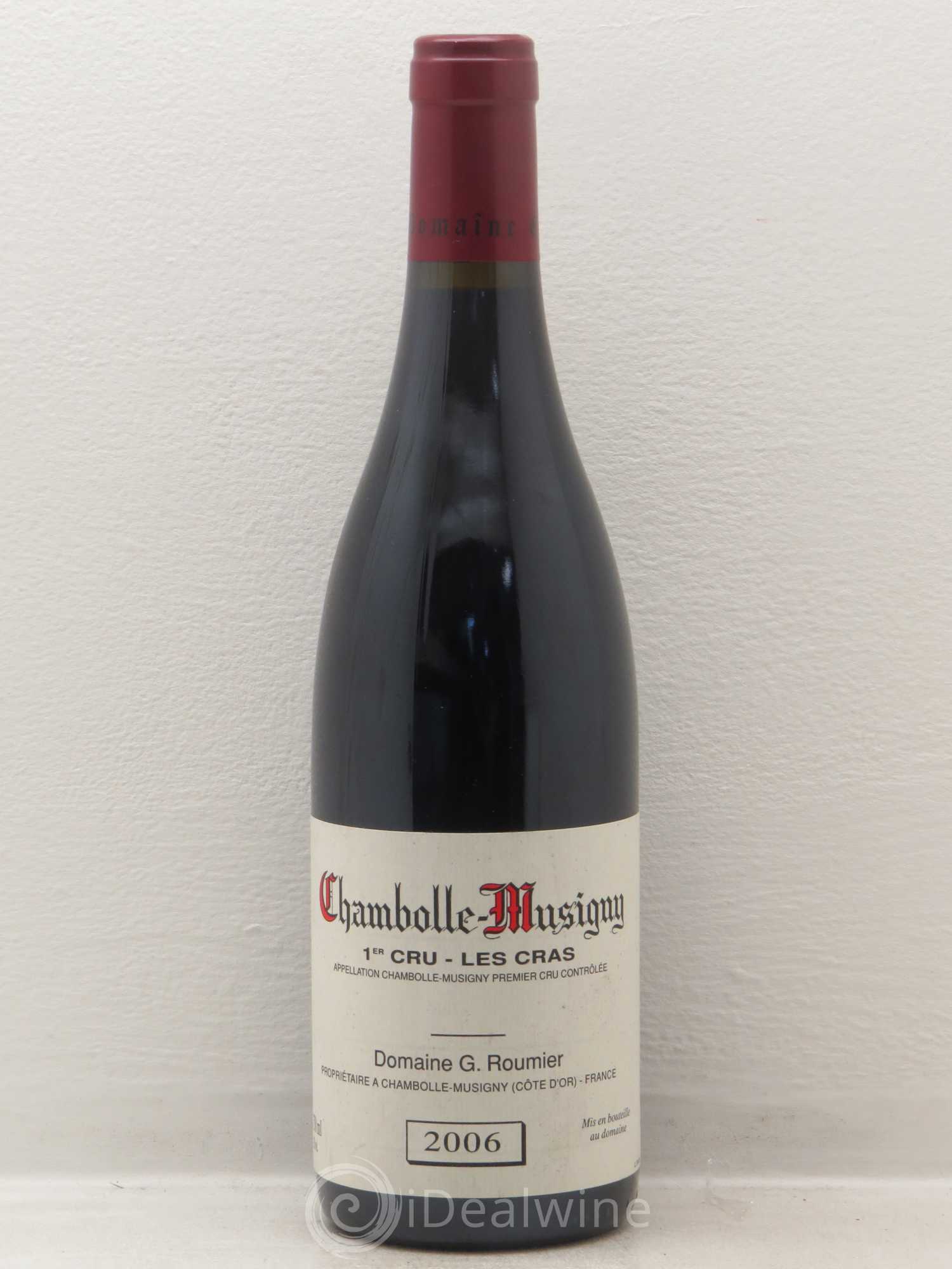 Chambolle-Musigny 1er Cru Les Cras Georges Roumier (Domaine) 2006 - Lot de 1 bouteille - 0