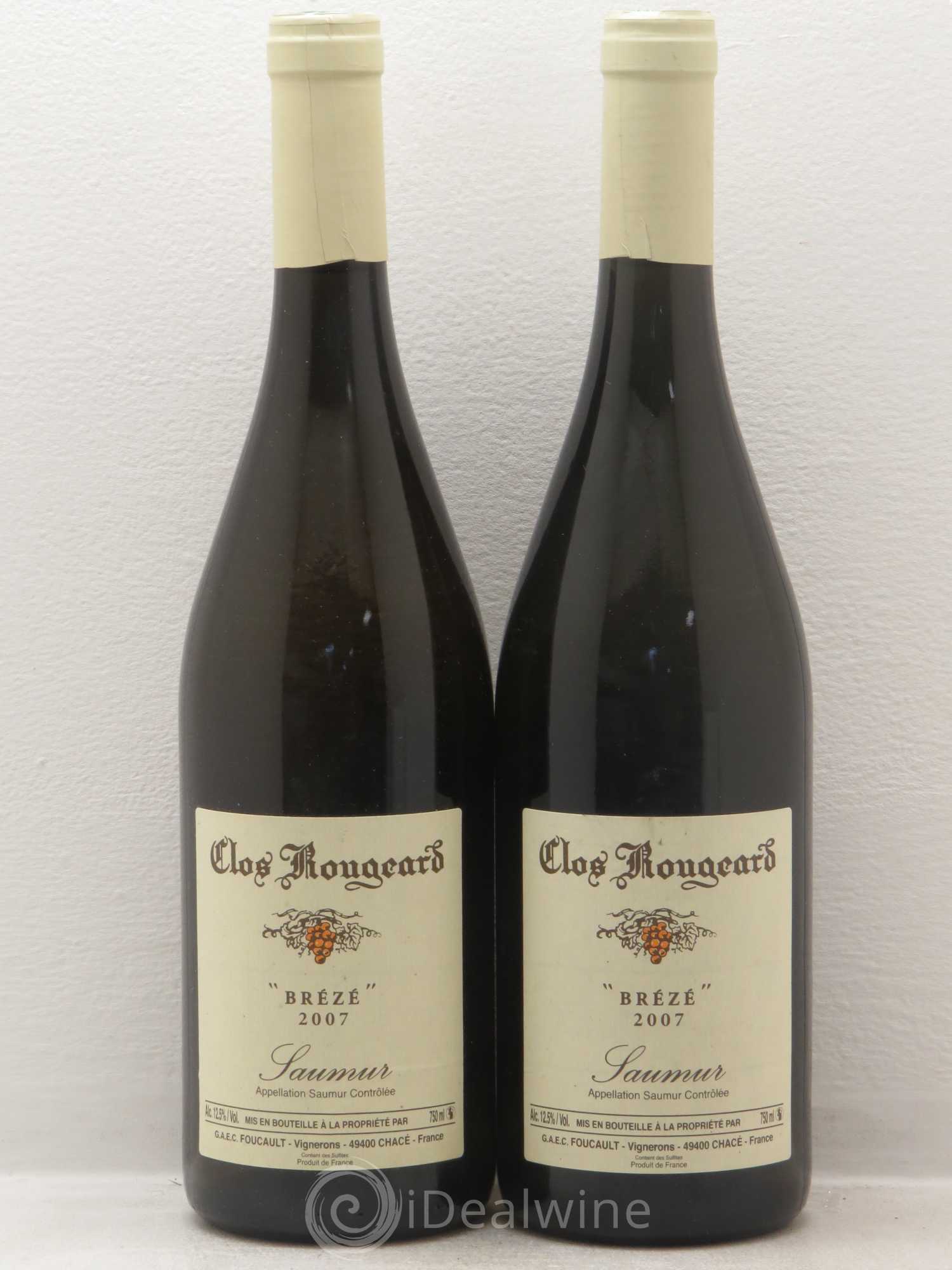 Saumur Brézé Clos Rougeard 2007 - Posten von 2 Flaschen - 0