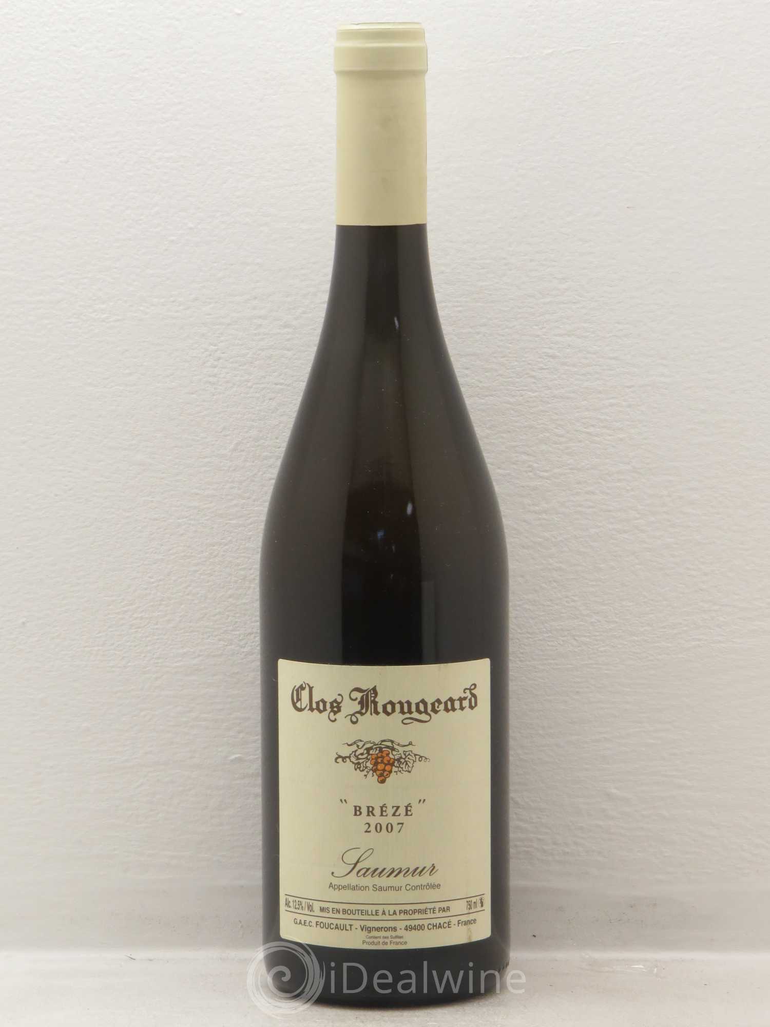 Saumur Brézé Clos Rougeard 2007 - Lot de 1 bouteille - 0