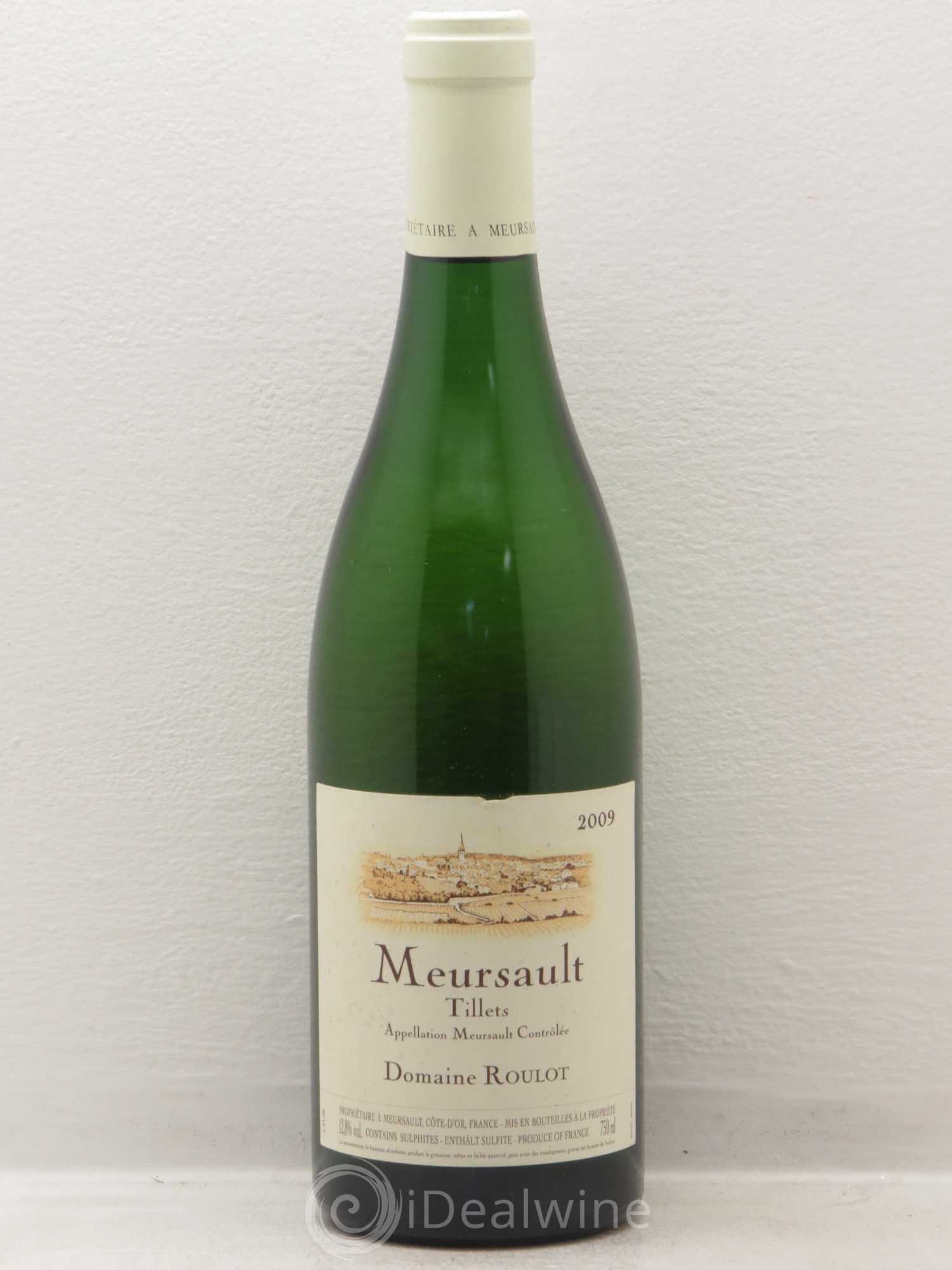 Meursault Les Tillets Roulot (Domaine) 2009 - Lot de 1 bouteille - 0