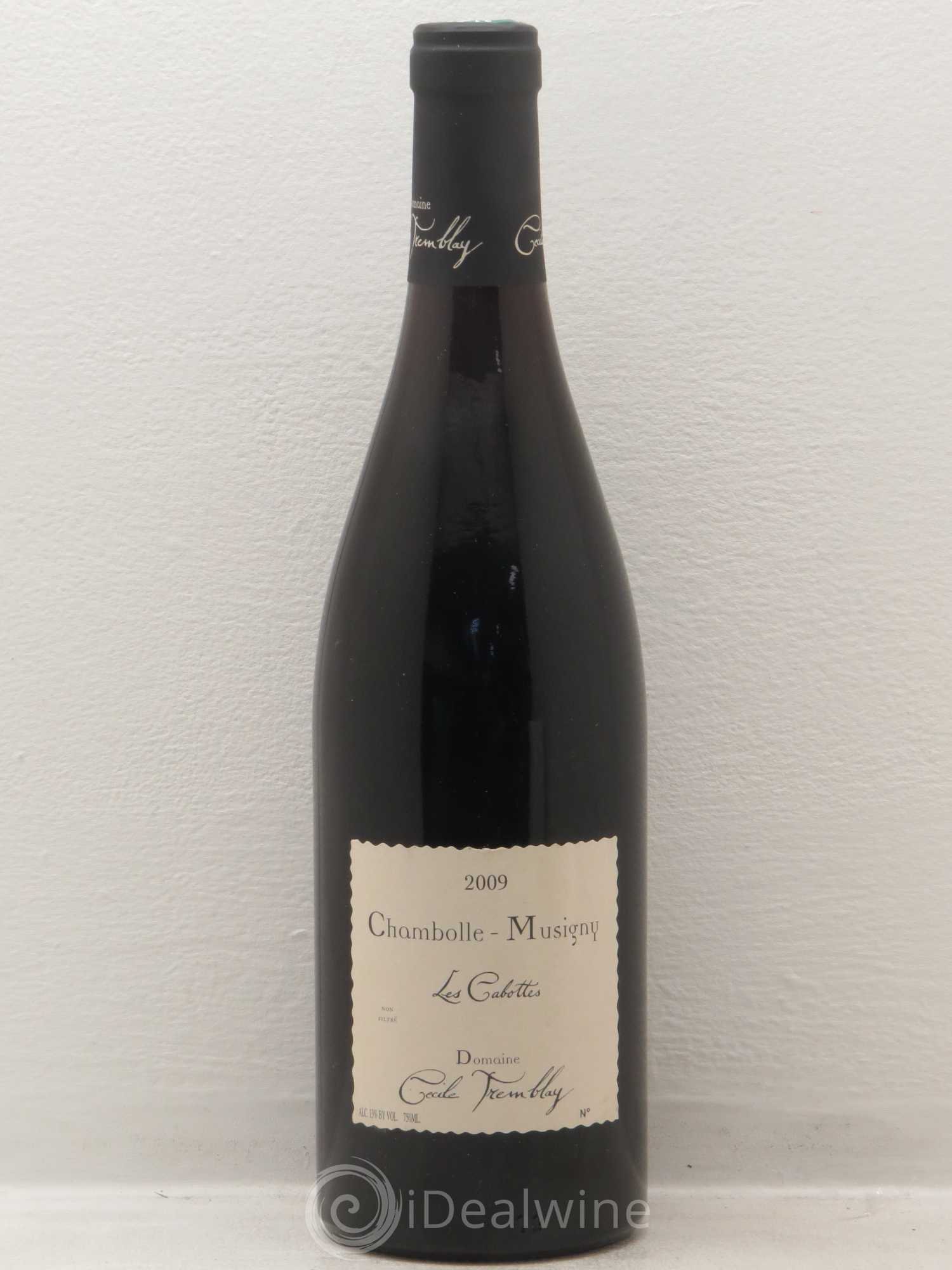 Chambolle-Musigny Les Cabottes Cécile Tremblay 2009 - Lot de 1 bouteille - 0