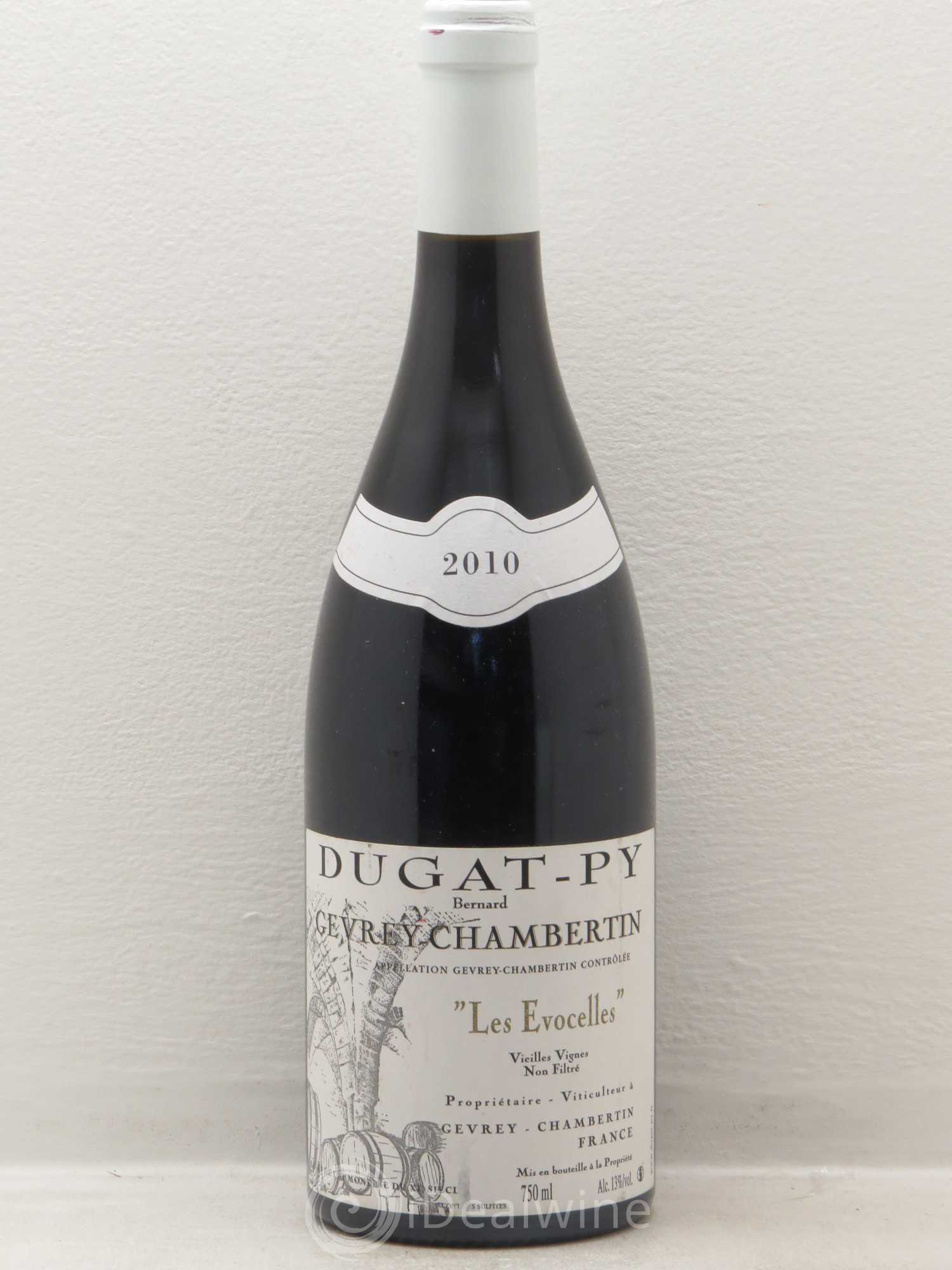 Gevrey-Chambertin Les Evocelles Vieilles Vignes Dugat-Py 2010 - Lot de 1 bouteille - 0