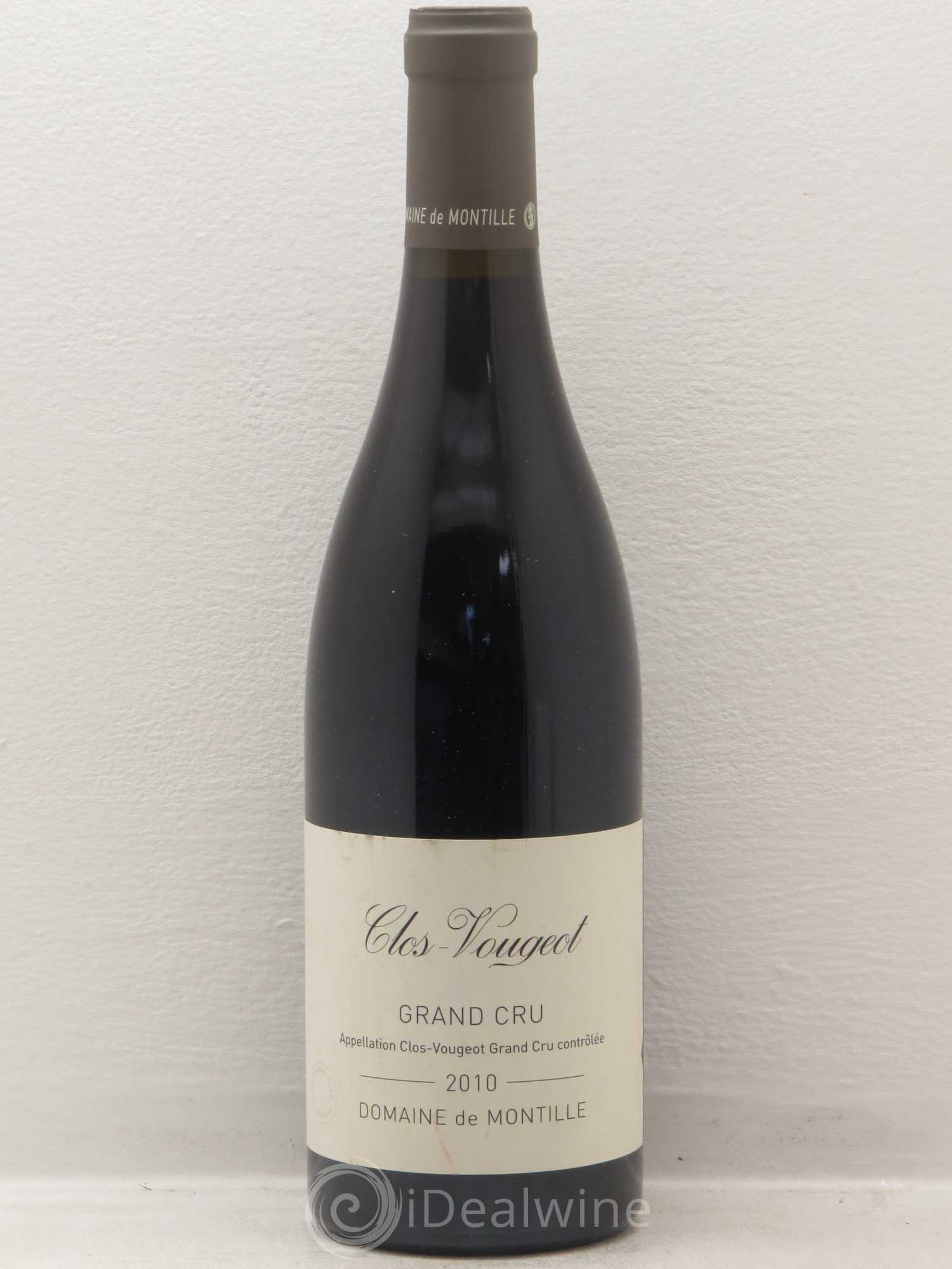 Clos de Vougeot Grand Cru De Montille (Domaine) 2010 - Lot de 1 bouteille - 0